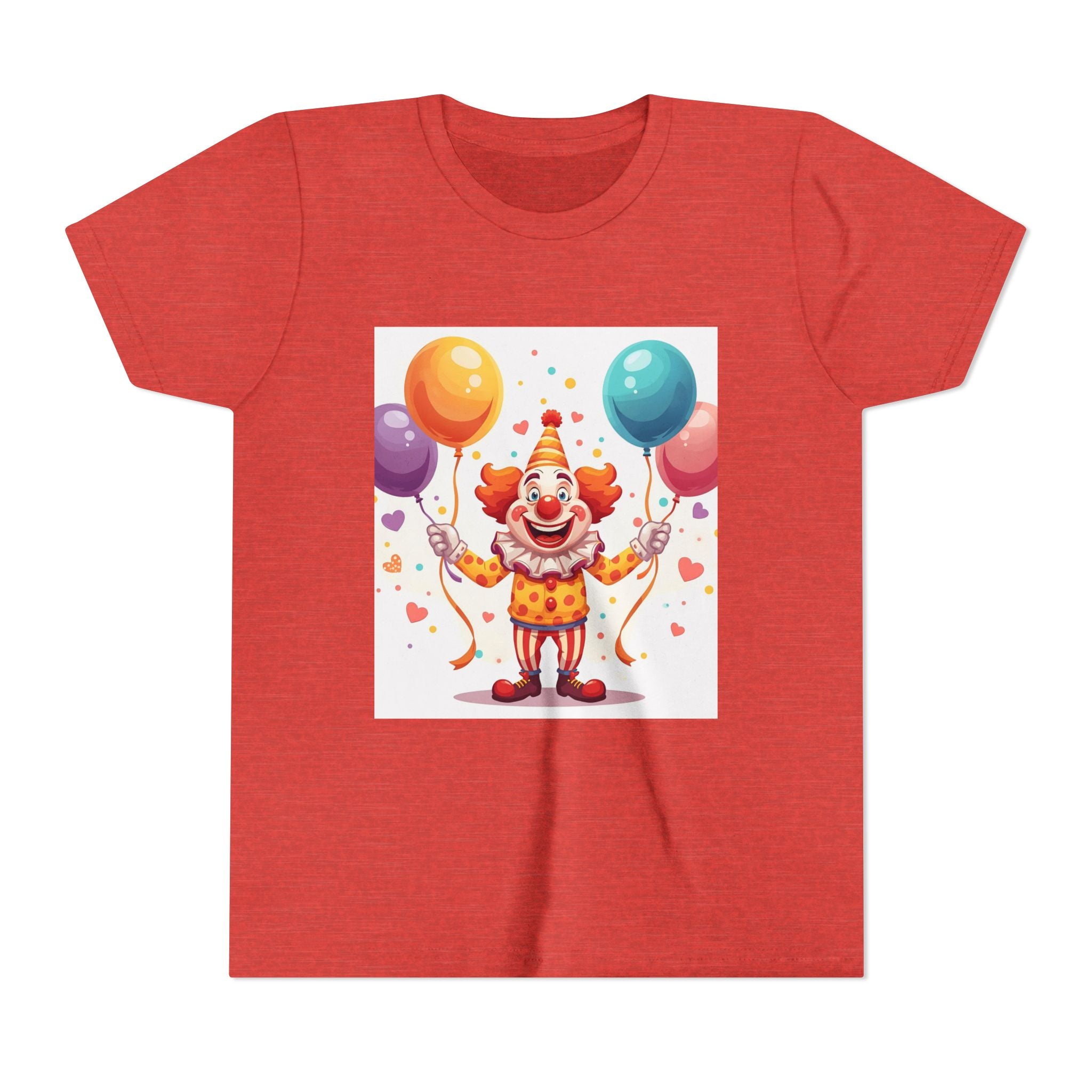 Funny Clown Youth Short Sleeve Tee