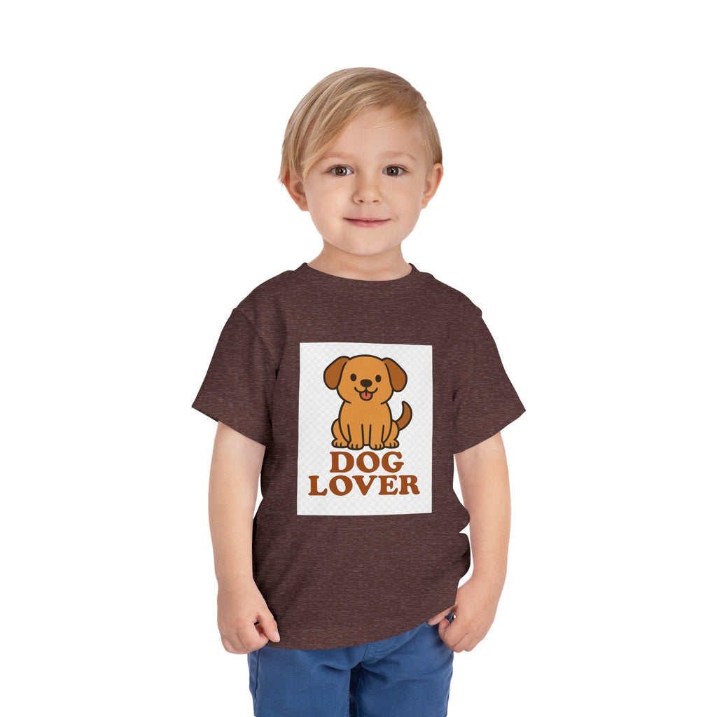 Dog Lover Toddler Tee - Cute Kids Shirt, Animal Lover Gift, Playtime Apparel, Birthday Outfit, Gift for Dog Owners