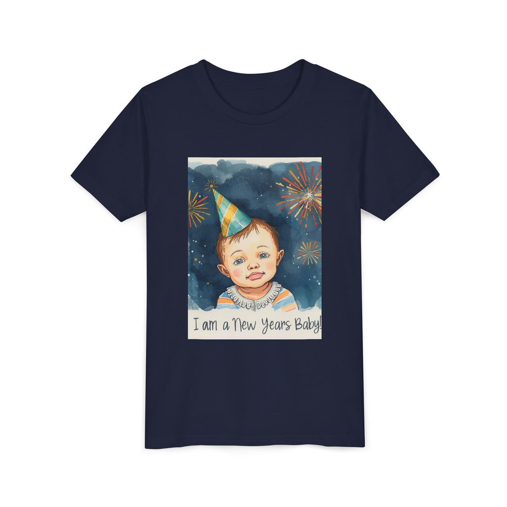 I Am A New Years Baby Youth Short Sleeve Tee