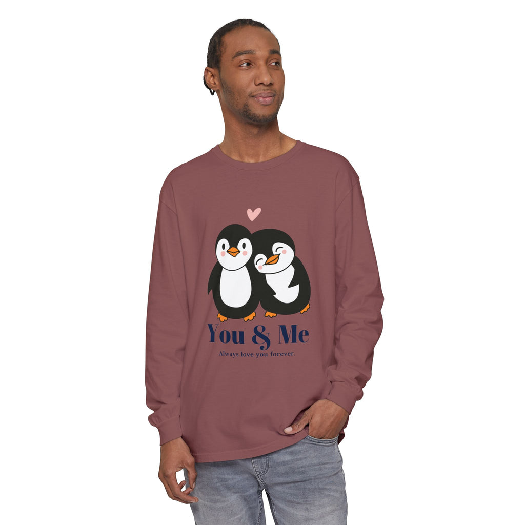 Adorable Penguin Love Long Sleeve T-Shirt | Cute Couples Gift, Valentine's Day Apparel, Matching Tees, Cozy Date Night Wear, [...]