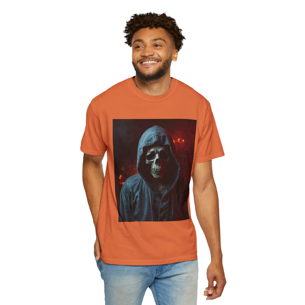 Gothic Skull T-Shirt | Unisex Vintage Tee, Halloween Shirt, Edgy Graphic Top, Unique Gift for Him/Her, Urban Style Wear