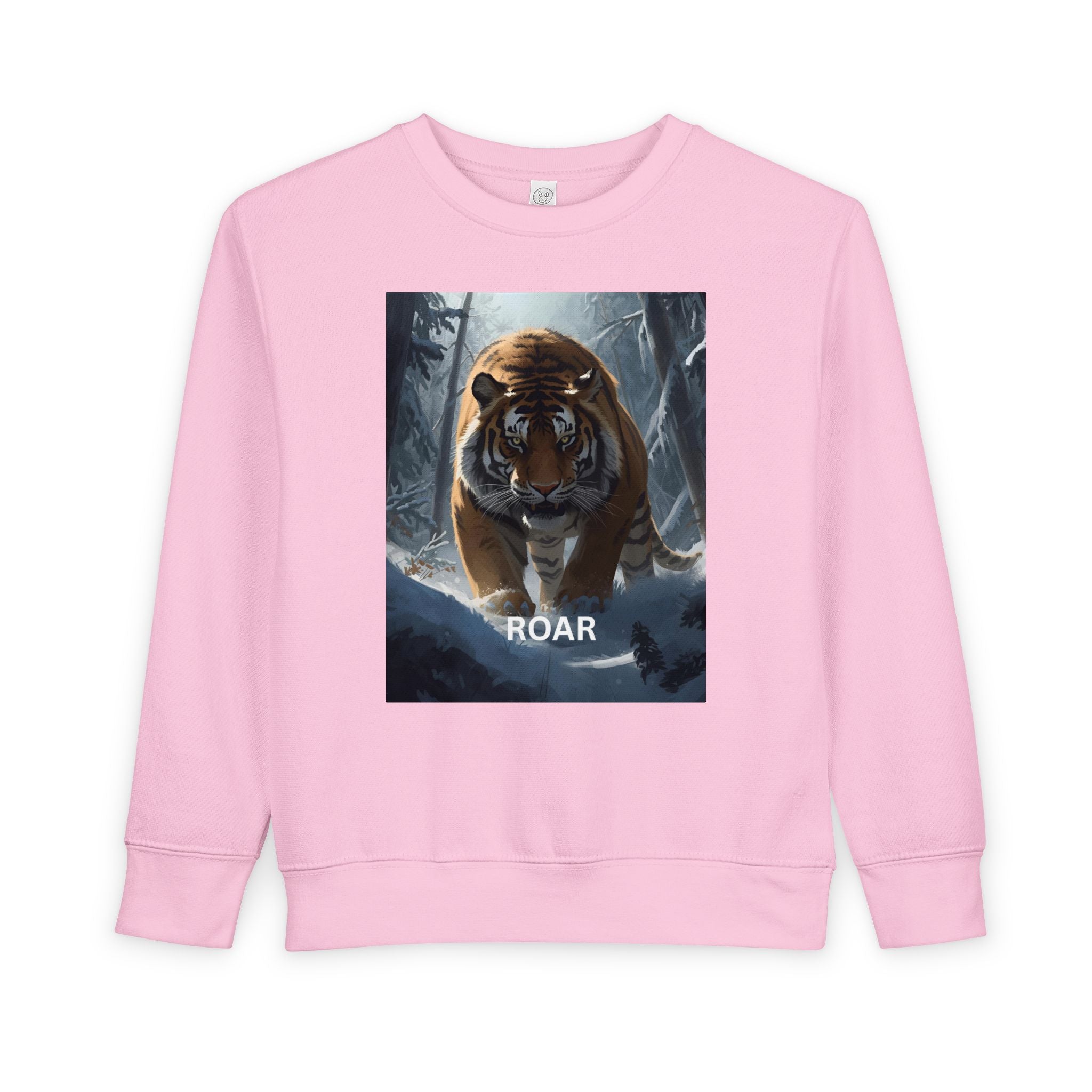 Tiger Roar Snow Toddler Sweatshirt