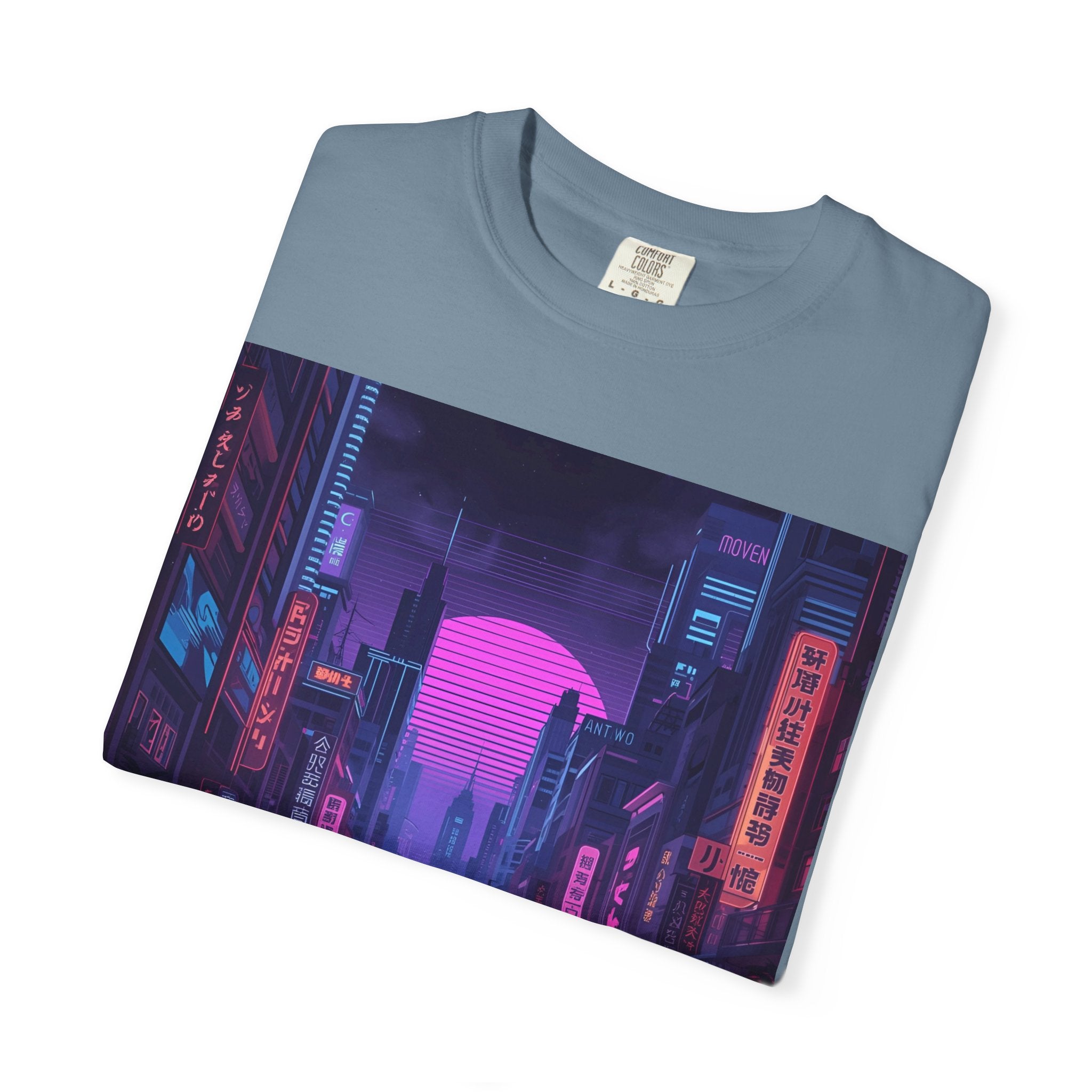 Futuristic City Unisex T-Shirt, Trendy Graphic Tee, Streetwear Style, Perfect for Gifts, Casual Wear, Summer Vibes