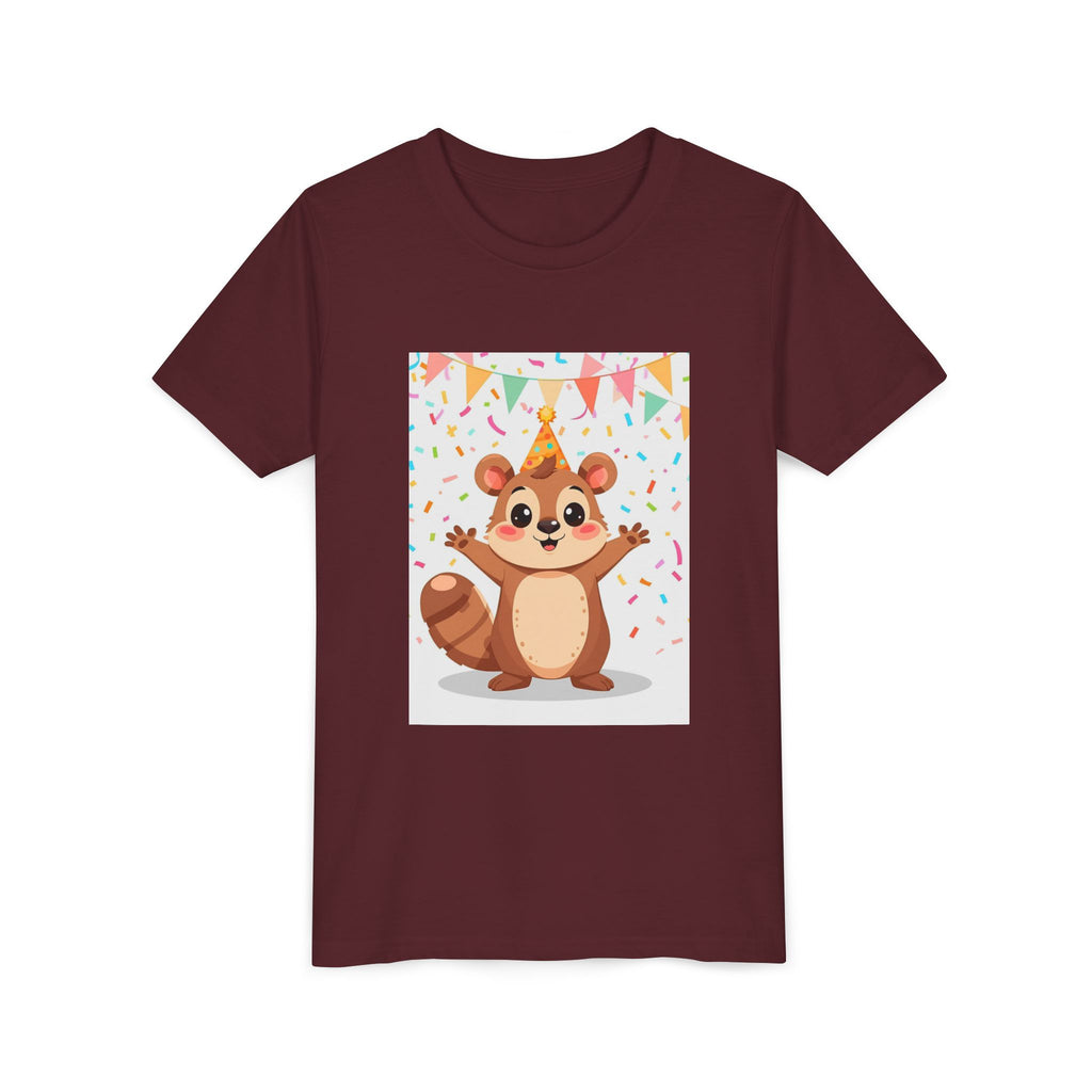 Squirl Birthday Youth Short Sleeve Tee