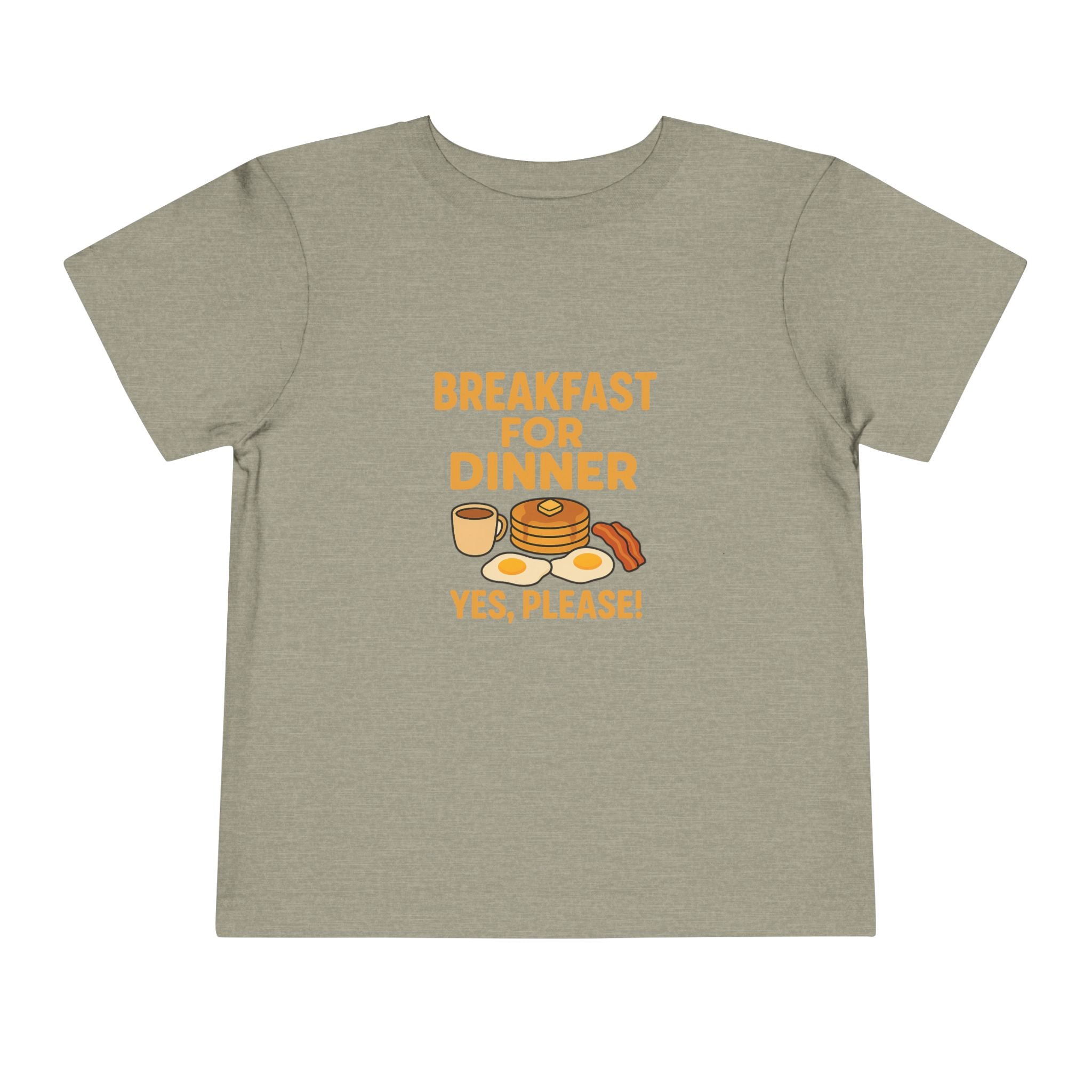 Breakfast For Dinner Toddler Short Sleeve Tee