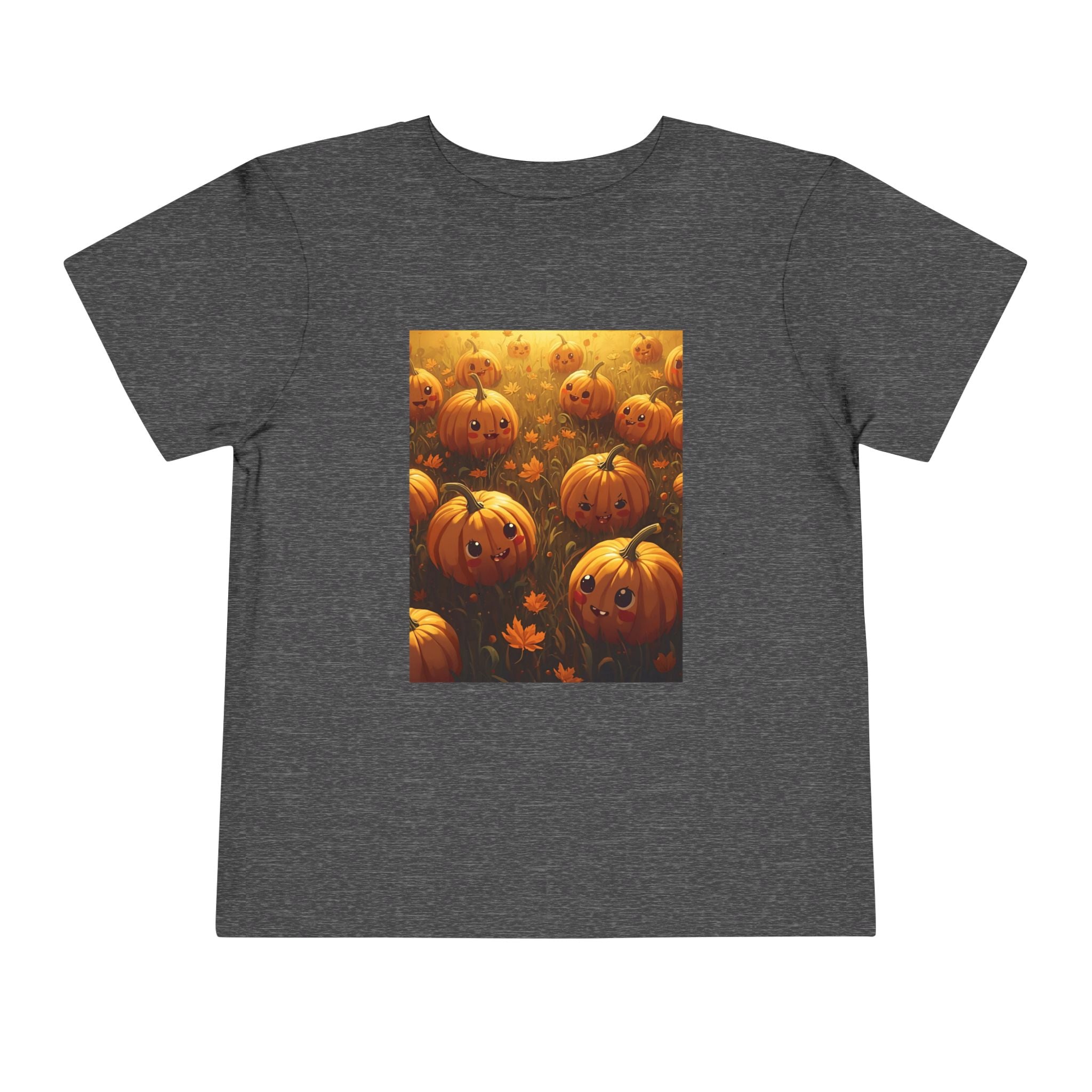 Pumpkin Halloween Toddler Tee - Cute Halloween Shirt, Fall Outfit, Pumpkin Lovers Gift, Kids Halloween Apparel, Toddler Party Tee