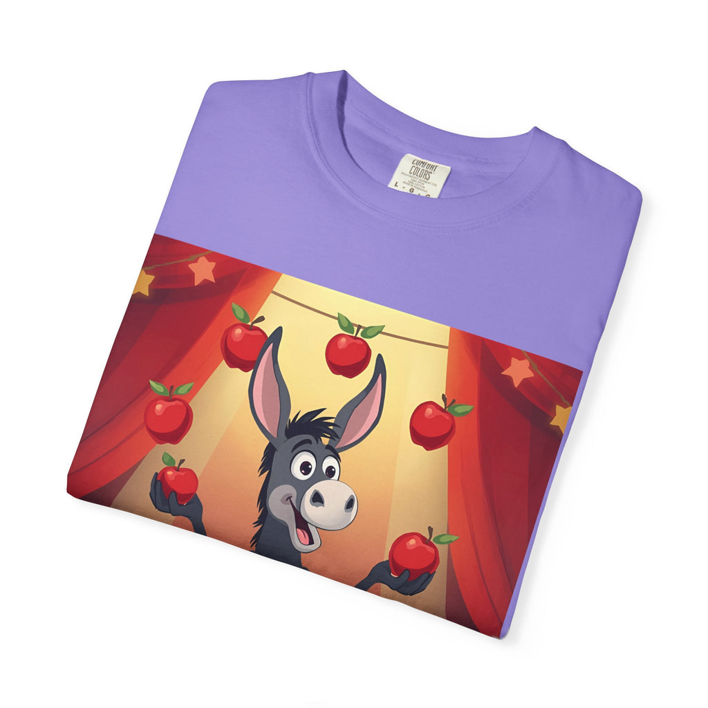 Donkey Cartoon T-Shirt for Fun Lovers, Perfect for Gifts, Casual Wear, Birthday Parties, Animal Theme, Unique Style