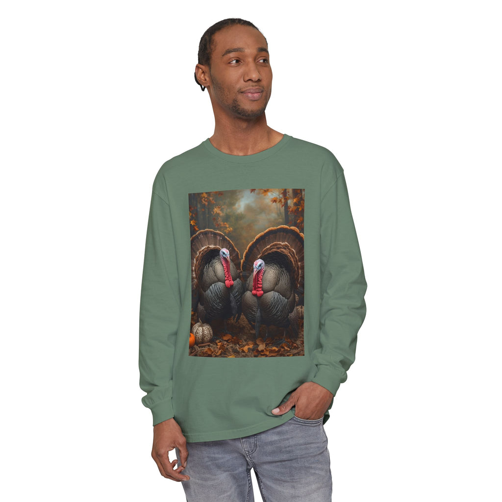 Unisex Garment-dyed Long Sleeve T-Shirt