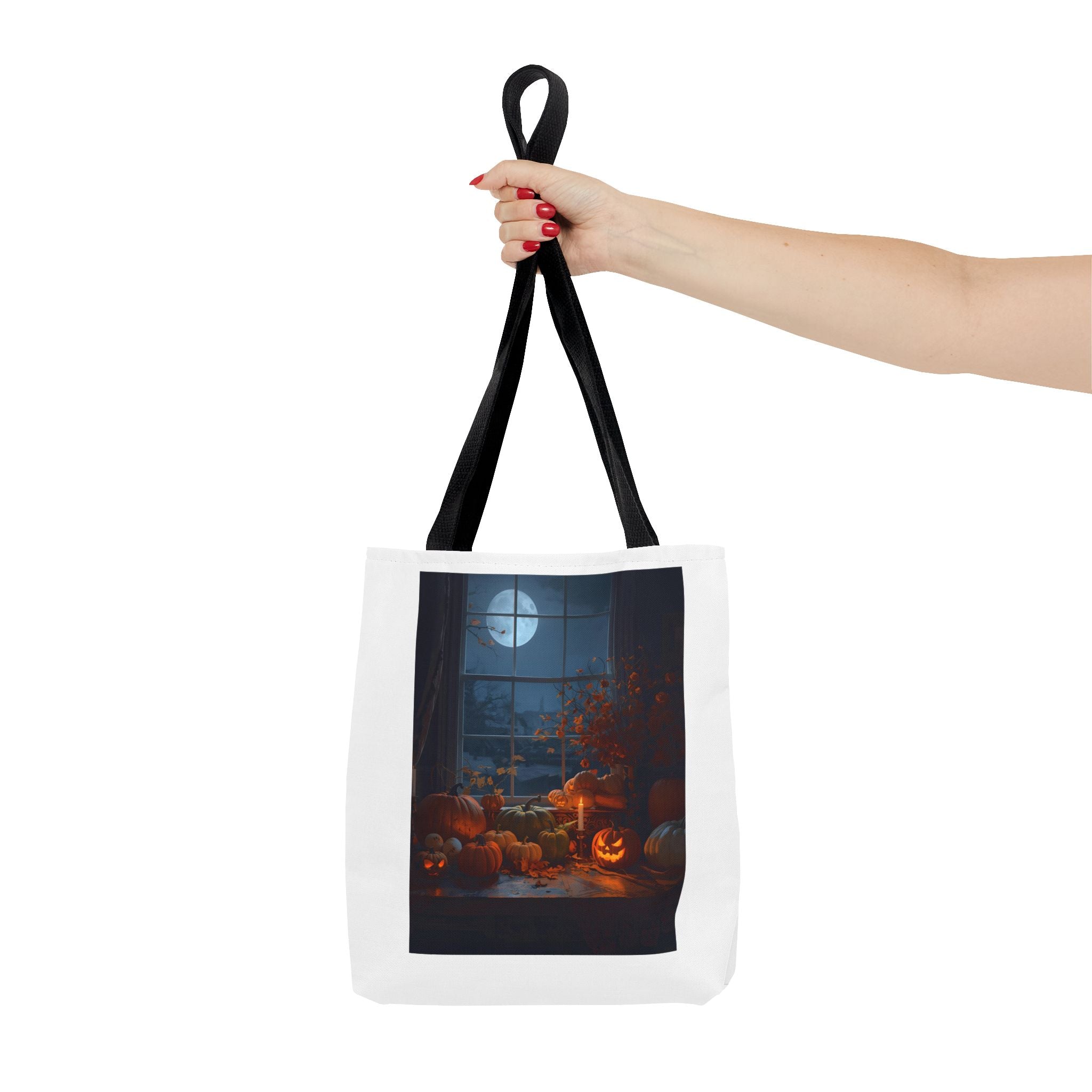Spooky Autumn Pumpkln Tote Bag, Pumpkin Tote, Halloween Accessory, Fall Decor Bag, Pumpkin Patch Shopping Bag, Seasonal Gift Idea