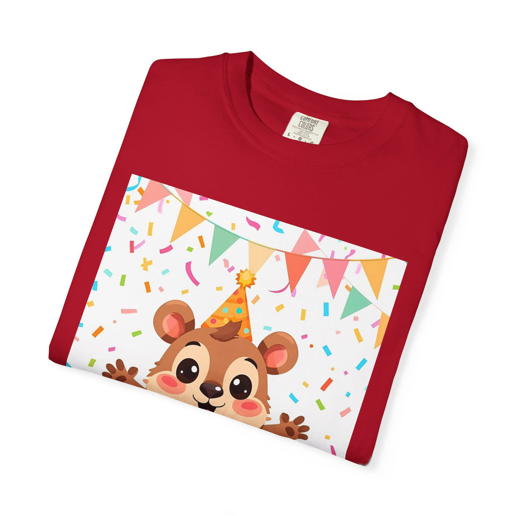 Adorable Party Animal Squirl T-Shirt - Birthday Gift, Unisex Tee, Celebration Apparel, Cute Animal Print, Fun Gift Idea