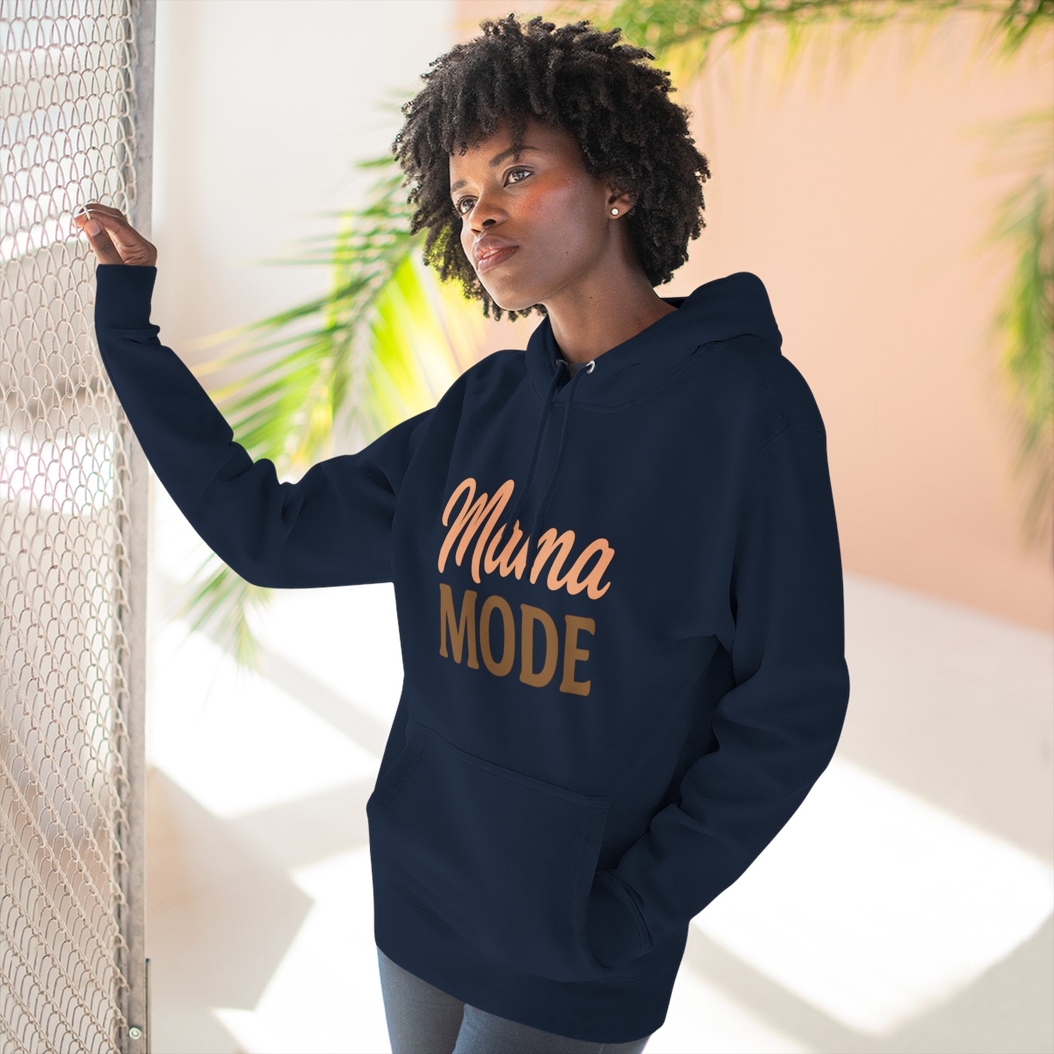 Mama Mode Hoodie — Cozy Casual Fleece Sweatshirt for Moms