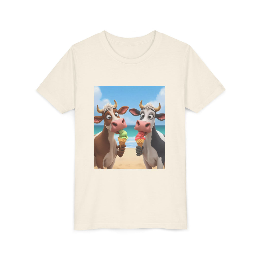 Beachy Cow Youth Short Sleeve Tee