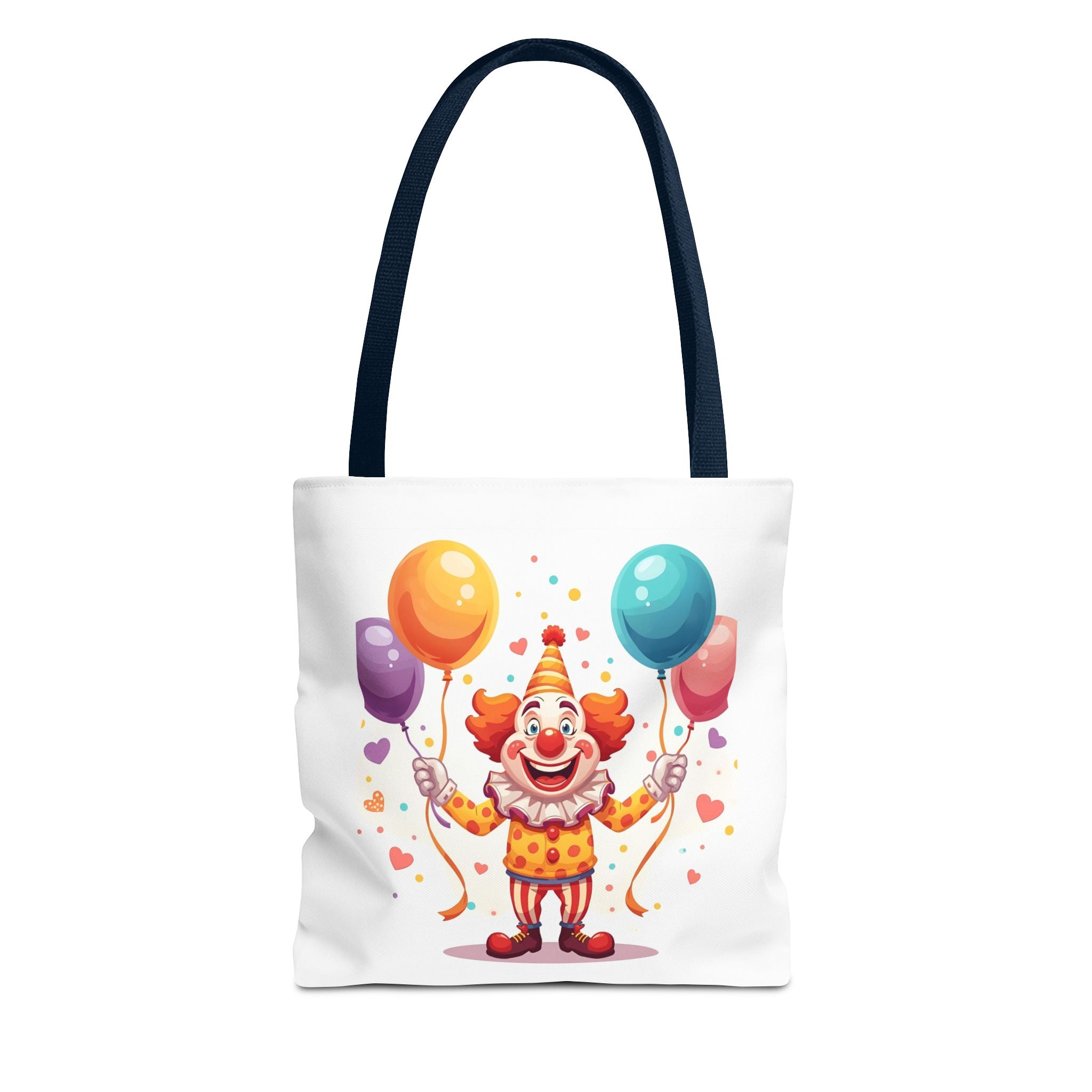 Colorful Clown Tote Bag - Fun and Whimsical Shopping Bag, Ideal for Birthdays, Parties, Festivals, Kids & Adults, Gift