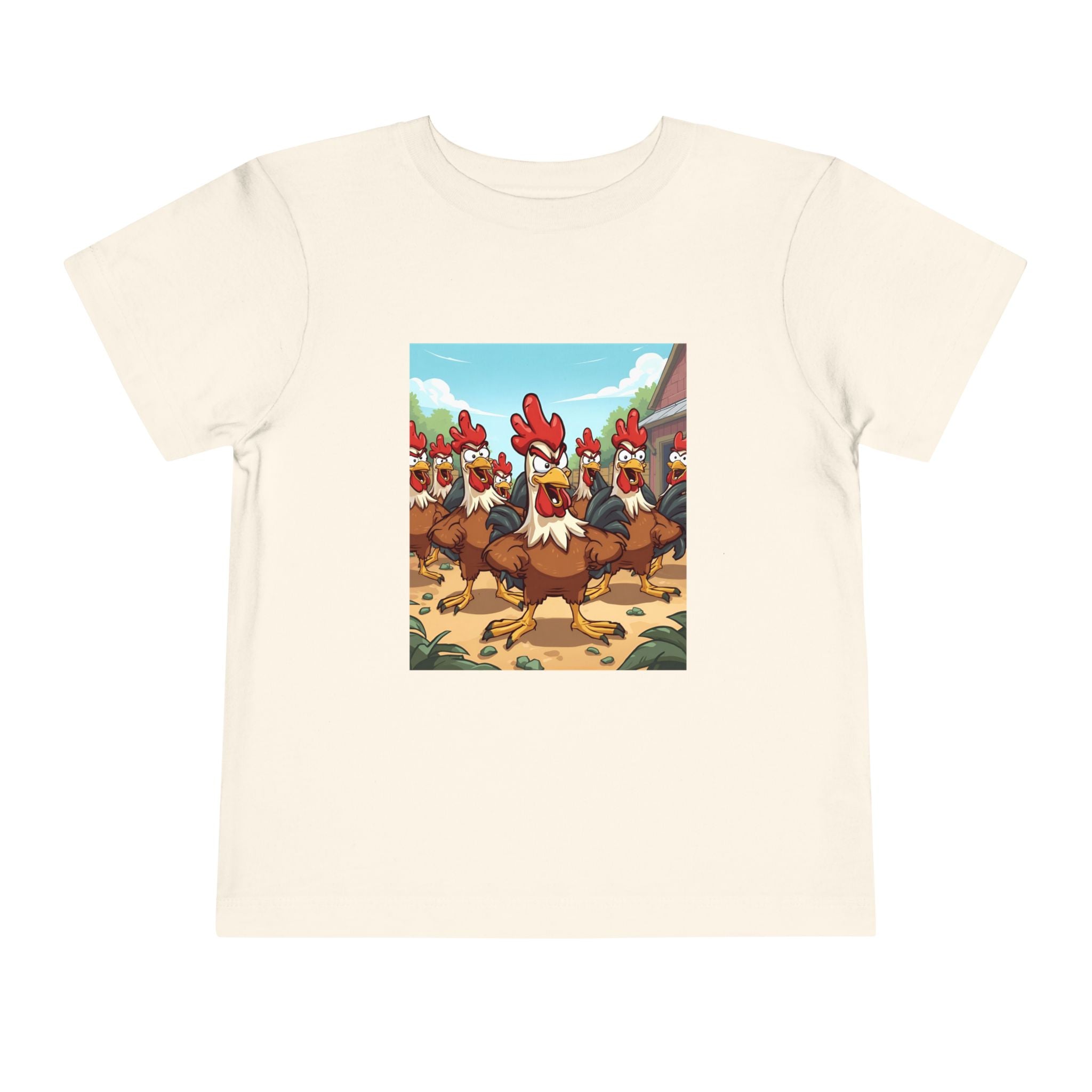 Chicken Funny Toddler Short Sleeve Tee