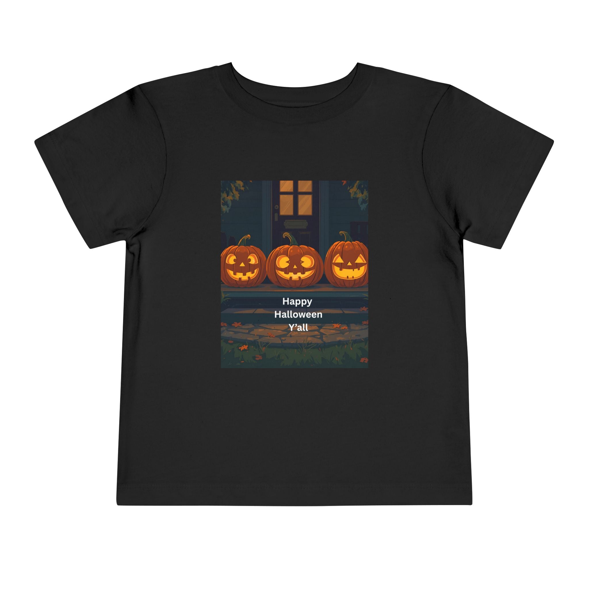Spooky Pumpkin Toddler Short Sleeve Tee