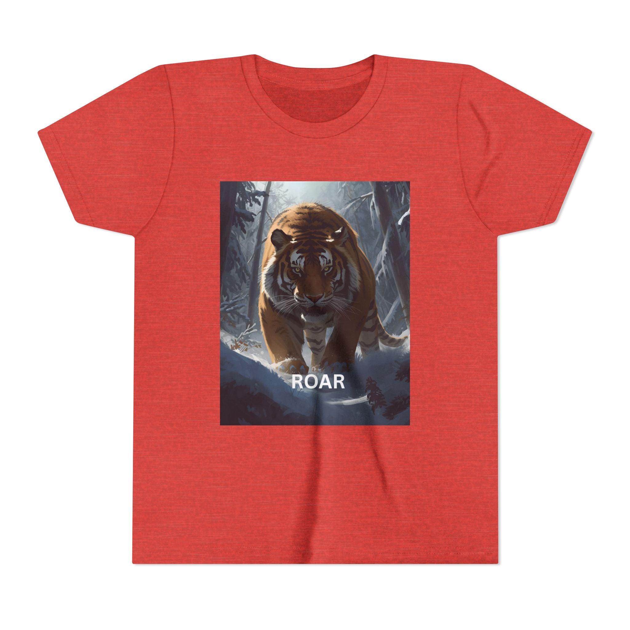 Tiger Roar Snow Youth Short Sleeve Tee
