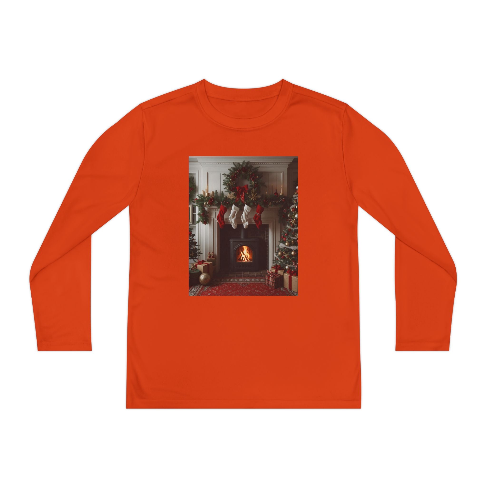 Cozy Christmas Youth Long Sleeve Competitor Tee