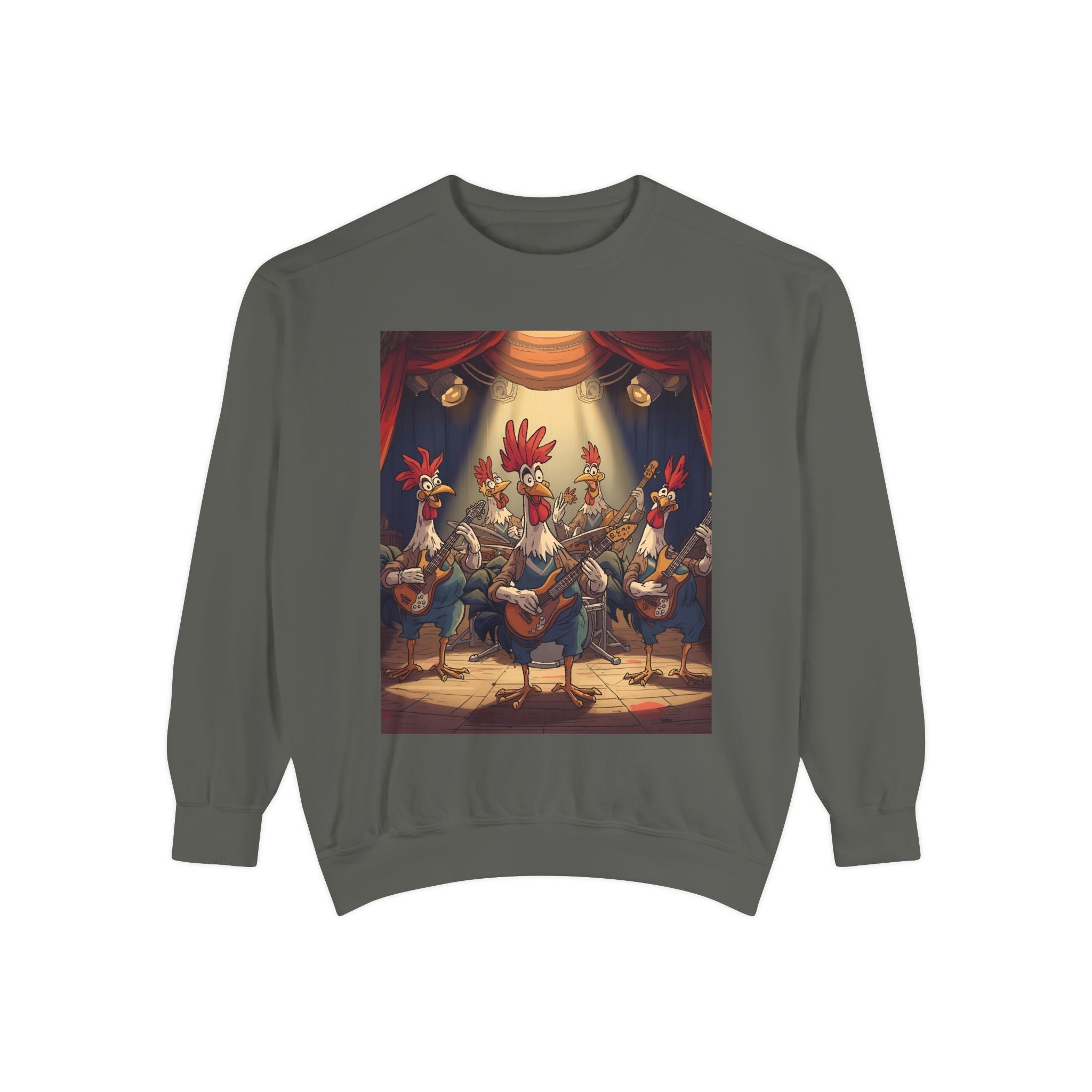 Chicken Funny Unisex Garment-Dyed Sweatshirt