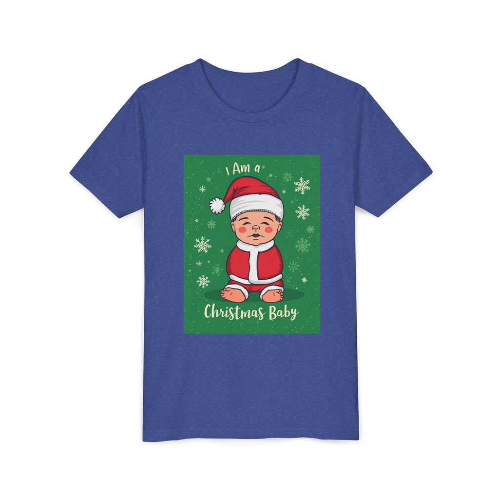I Am A Christmas Baby Youth Short Sleeve Tee