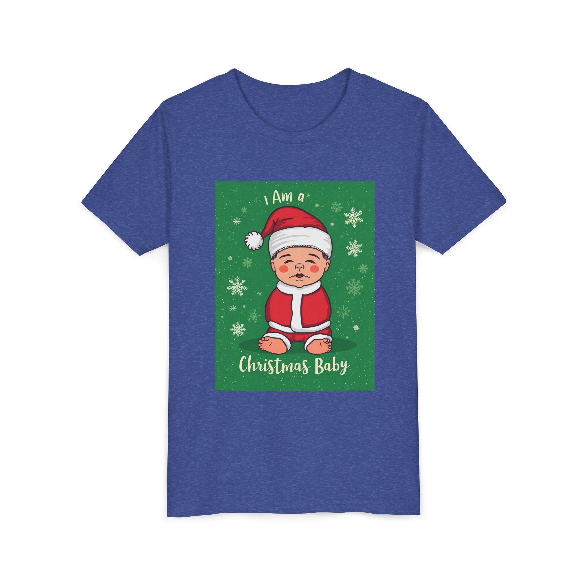 I Am A Christmas Baby Youth Short Sleeve Tee