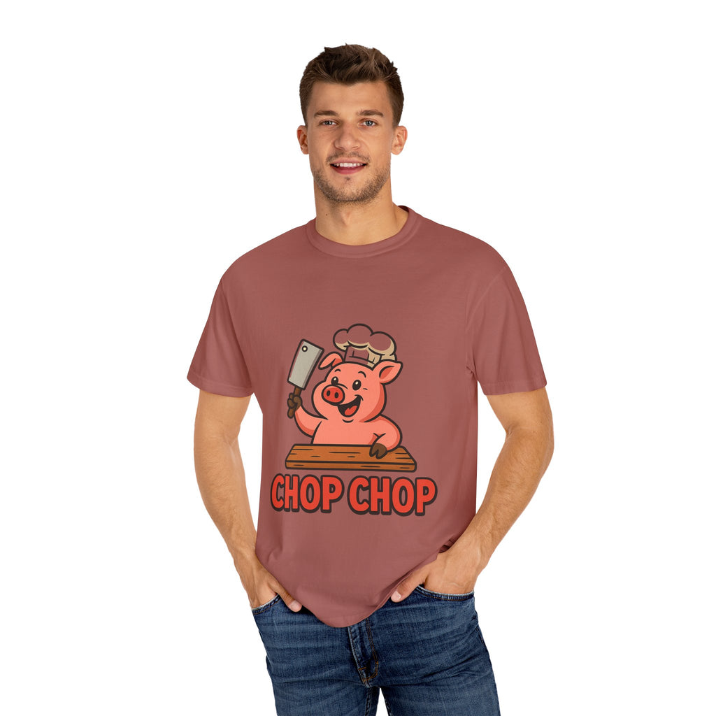 Funny Chef Pig T-shirt, Humorous Cooking Shirt, Gift for Food Lovers, BBQ Master Tee, Fun Kitchen Apparel