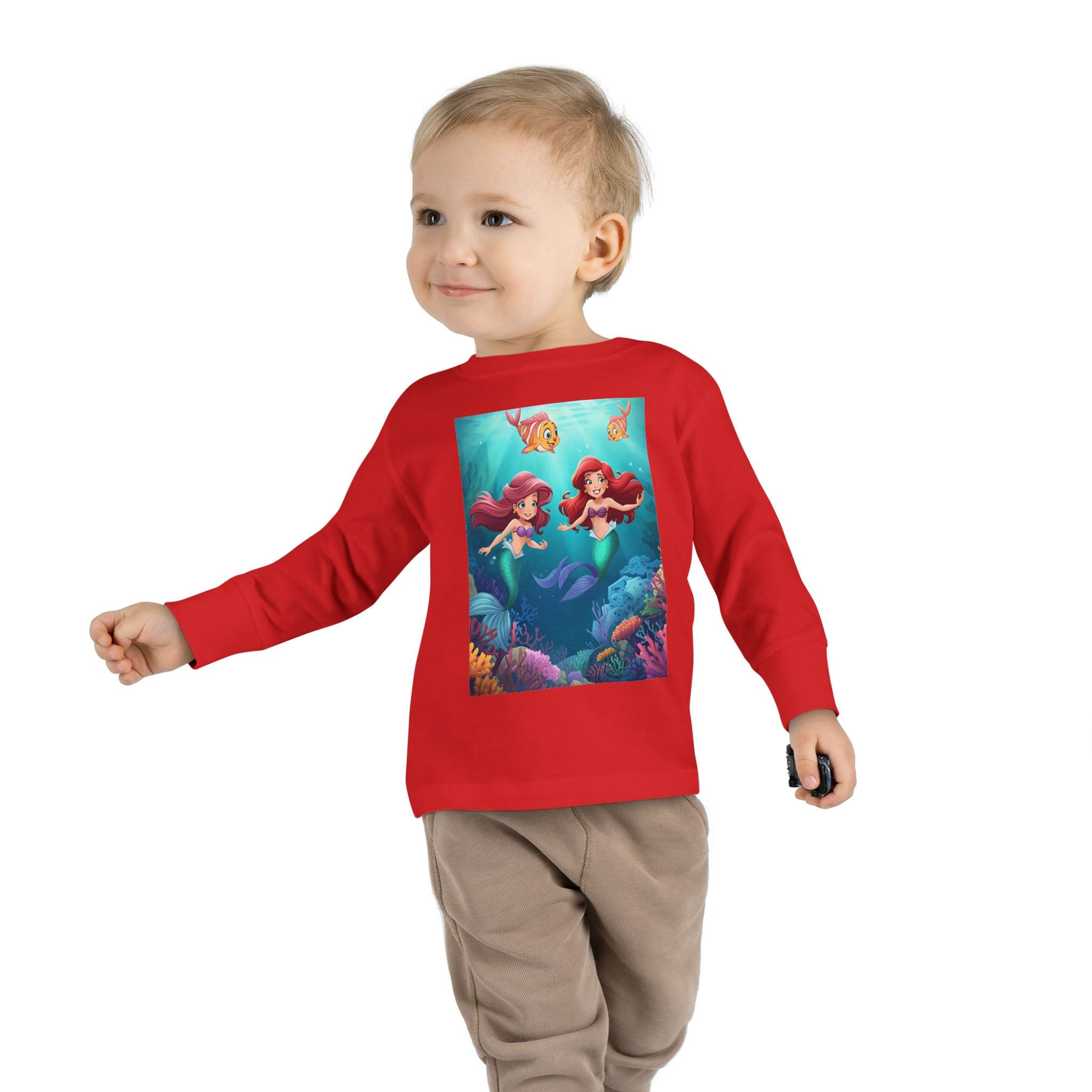 Mermaid Toddler Long Sleeve Tee