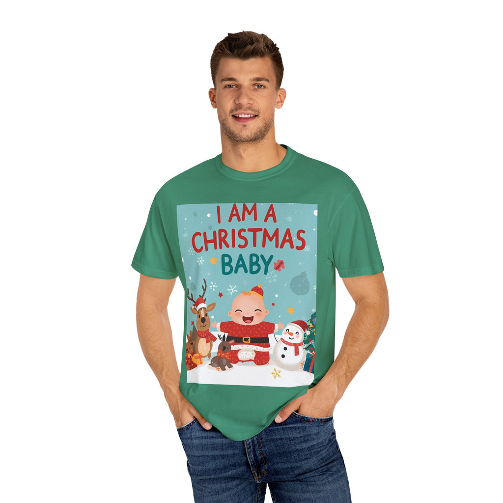 Christmas Baby T-shirt, Cute Christmas Shirt, Holiday Gift, Family Matching Tee, Unisex Kids Christmas Apparel, Baby's First Christmas