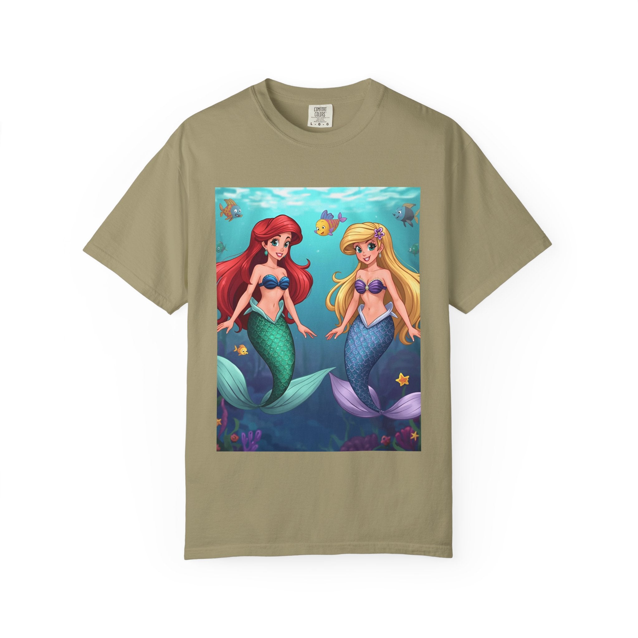 Mermaid Friends T-Shirt, Colorful Underwater Theme Tee, Gift for Sea Lovers, Perfect for Summer, Birthday Present, Beachwear
