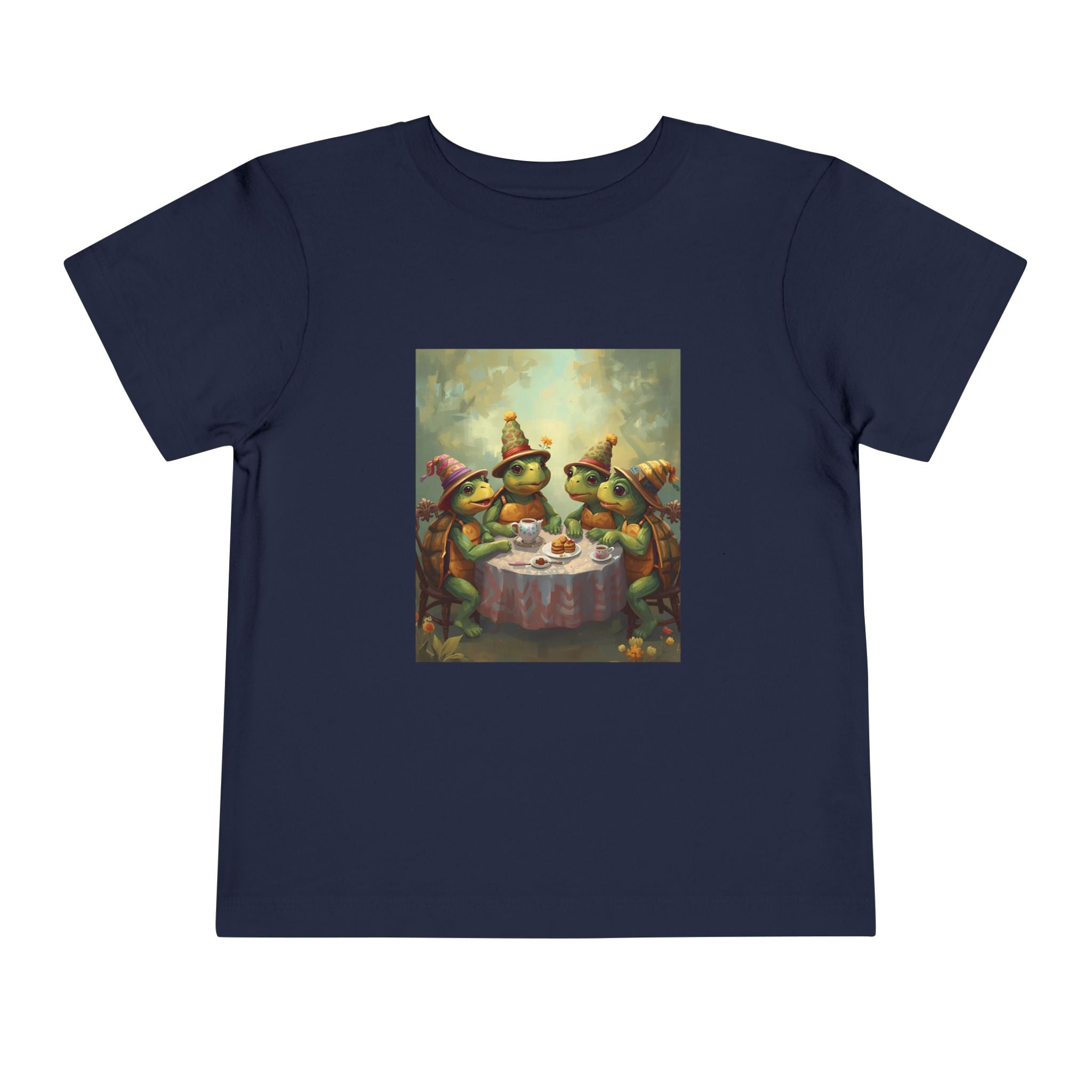 Whimsical Turtle Toddler Short Sleeve Tee