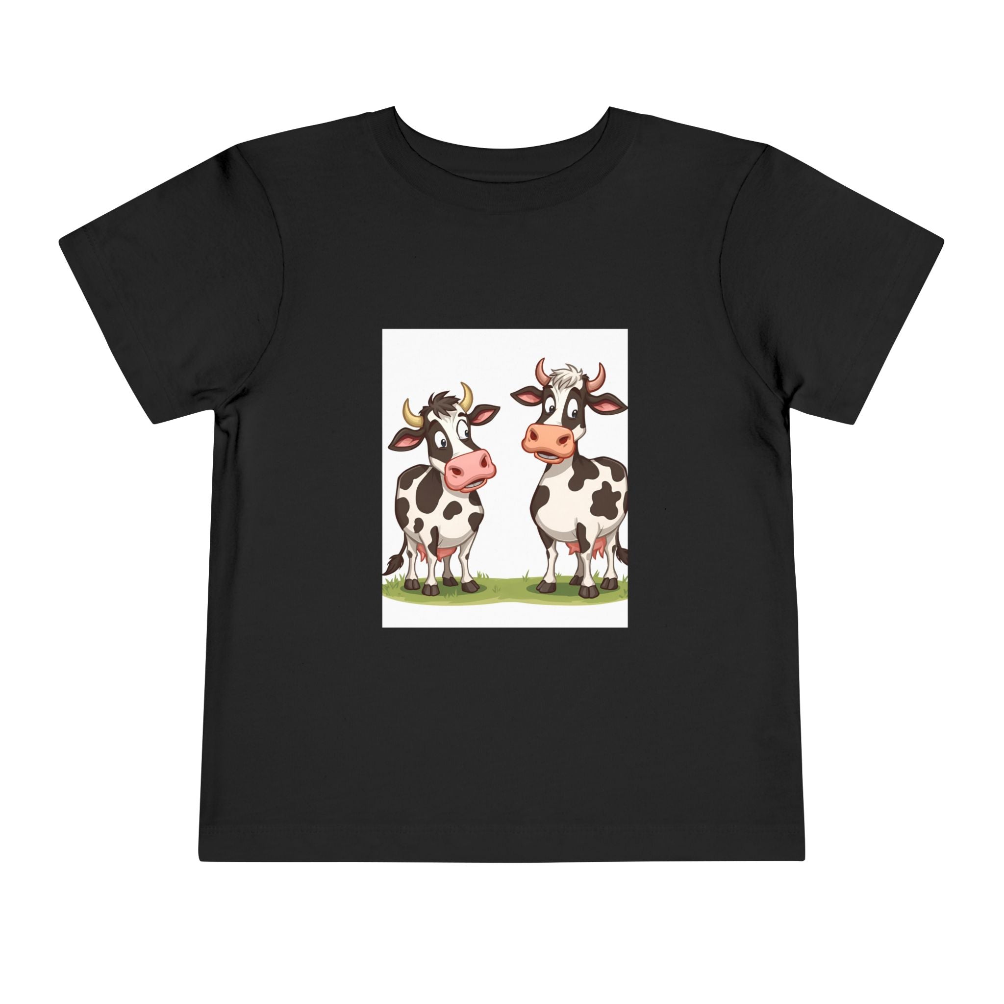 Cute Cows Toddler Short Sleeve Tee