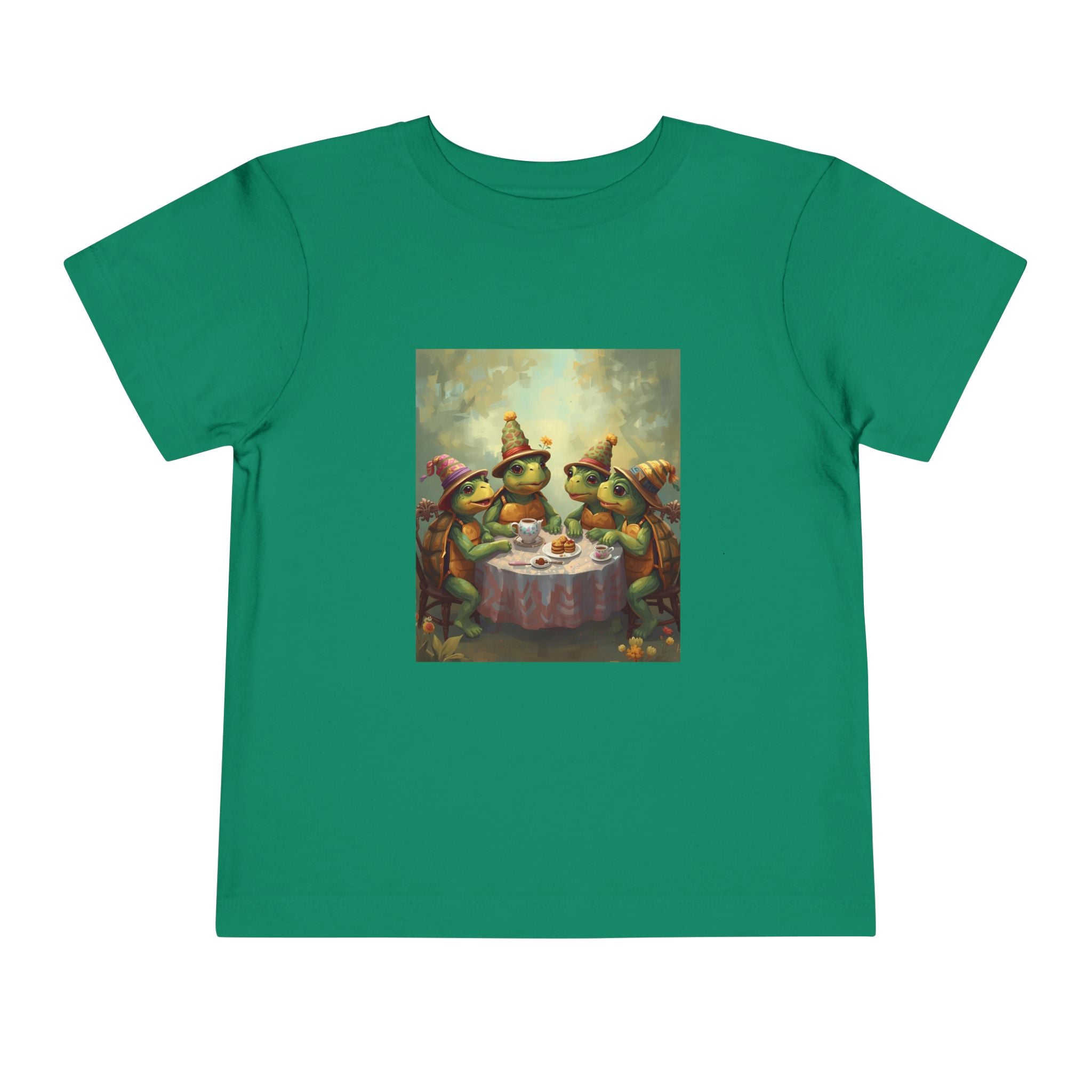 Whimsical Turtle Toddler Short Sleeve Tee