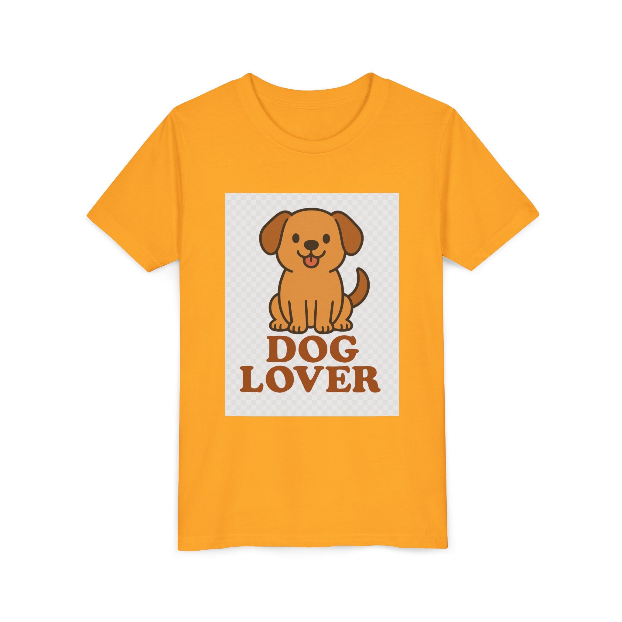 Cute Dog Lover Youth T-Shirt, Pet Lover Gift, Animal Tee, Kids Dog Shirt, Birthday Present for Kids, Fun Youth Apparel