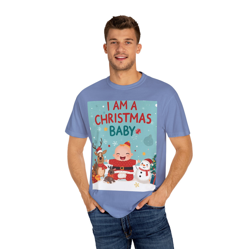 Christmas Baby T-shirt, Cute Christmas Shirt, Holiday Gift, Family Matching Tee, Unisex Kids Christmas Apparel, Baby's First Christmas