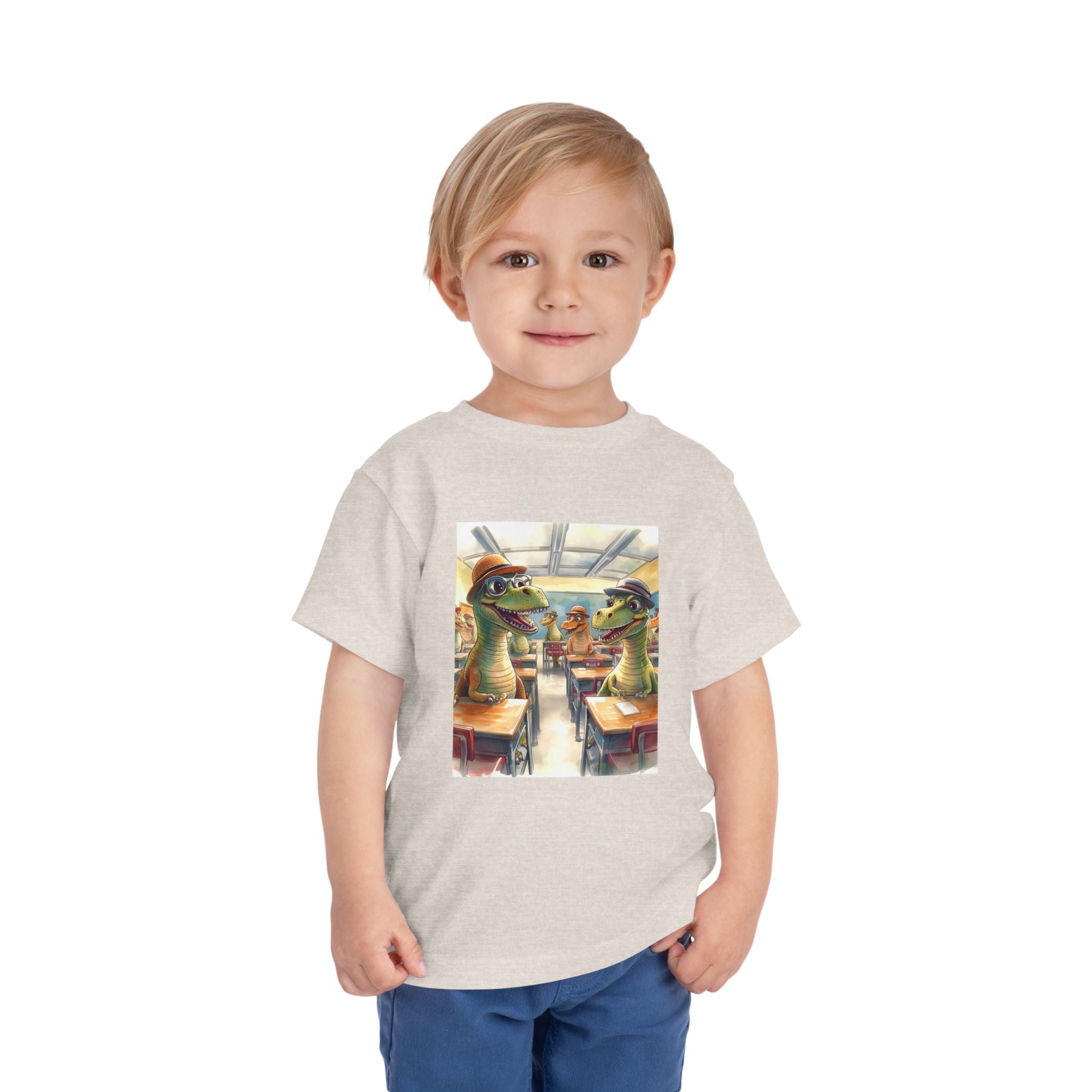 Dinosaur Classroom Toddler Tee - Fun Dino Shirt, Kids T-Shirt, Dinosaur Humor Tee, Cute Short Sleeve Top, Birthday Gift