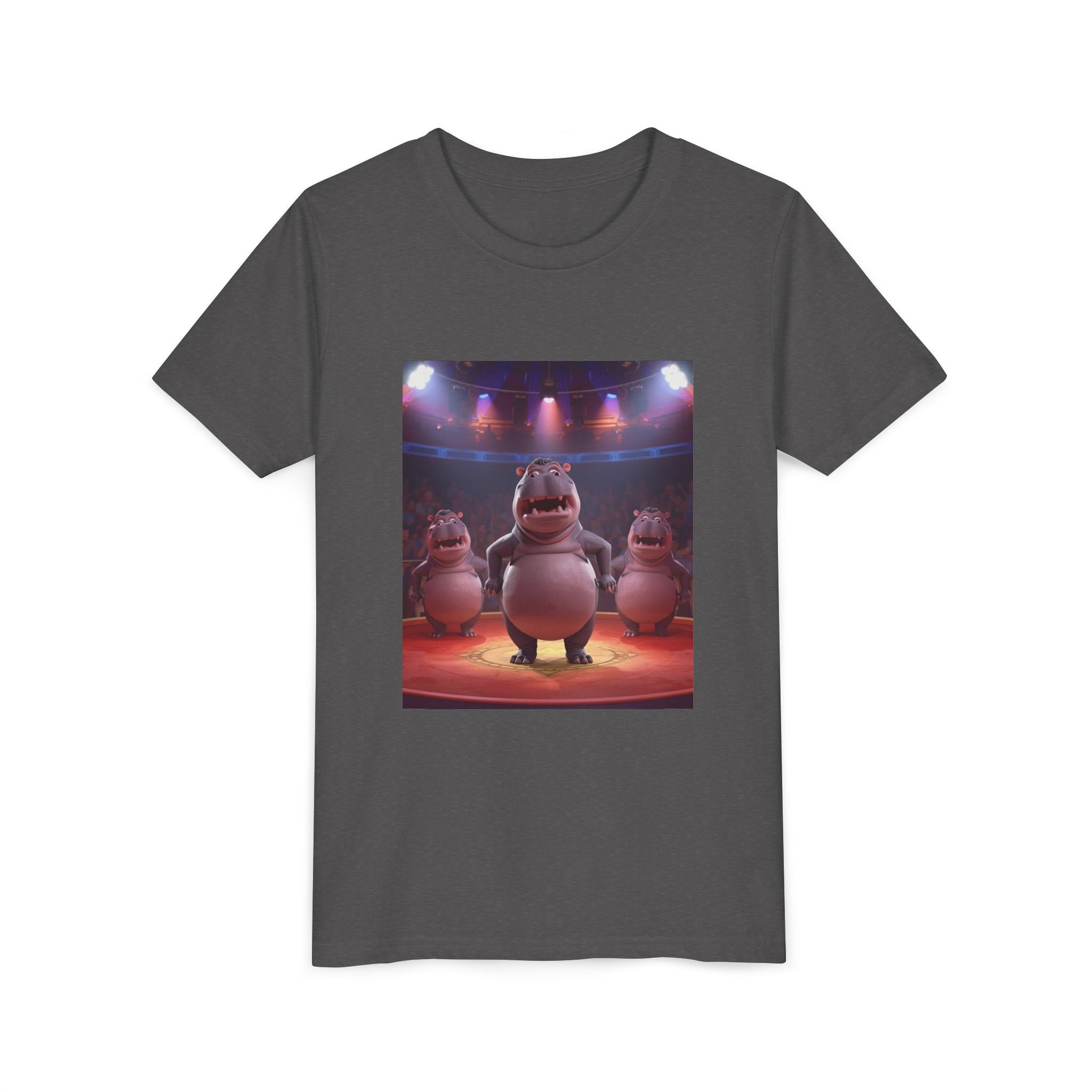 Hippo Funny Youth Short Sleeve Tee