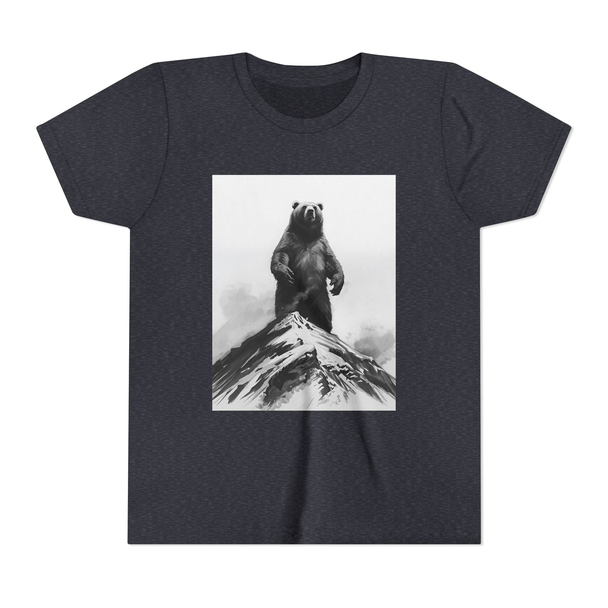 Bear Mountain Snow Youth Short Sleeve Tee