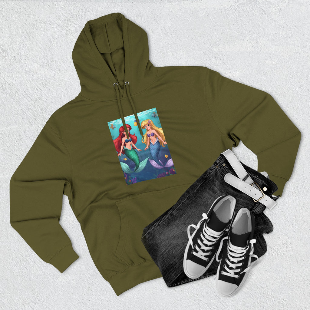 Mermaid Three-Panel Fleece Hoodie