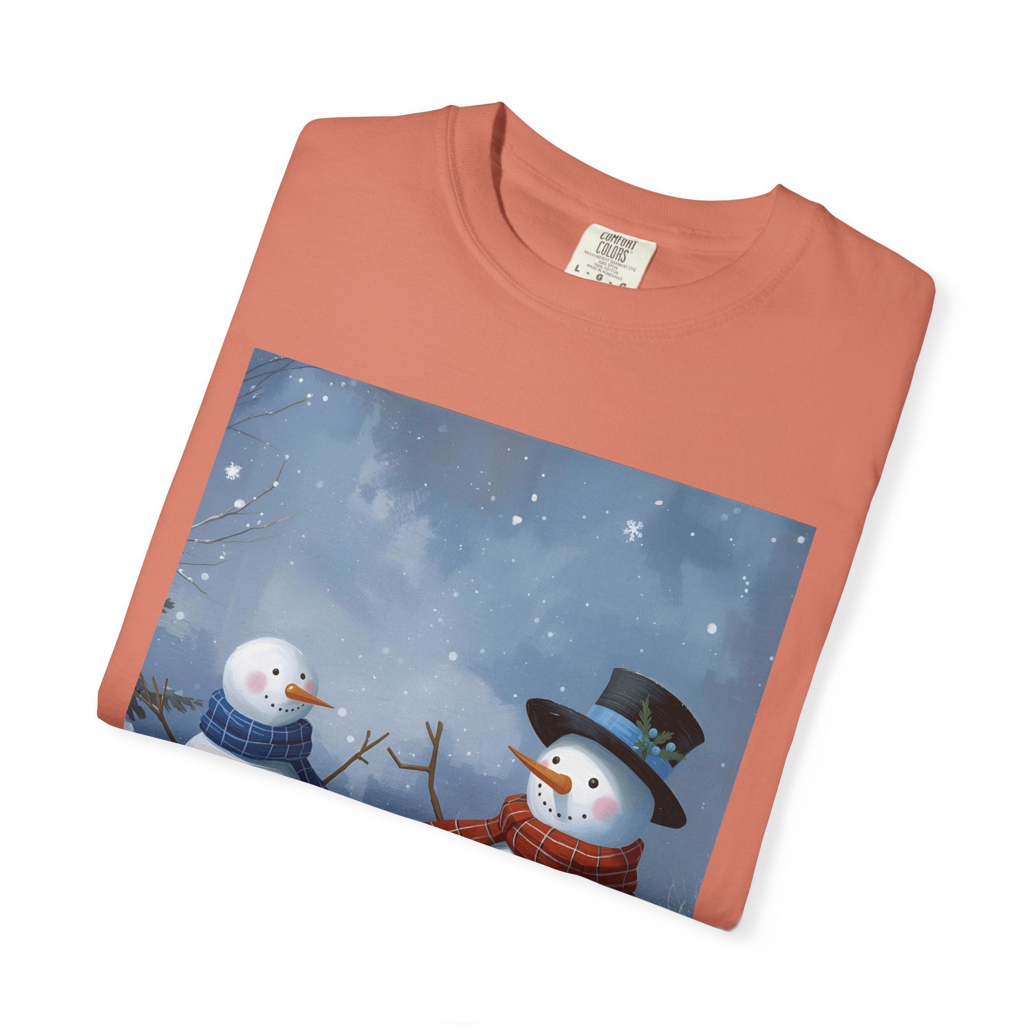 Christmas Snowman Family T-Shirt, Holiday Gift, Cozy Tee, Unisex Snowman Shirt, Festive Apparel, Winter Celebration Wear