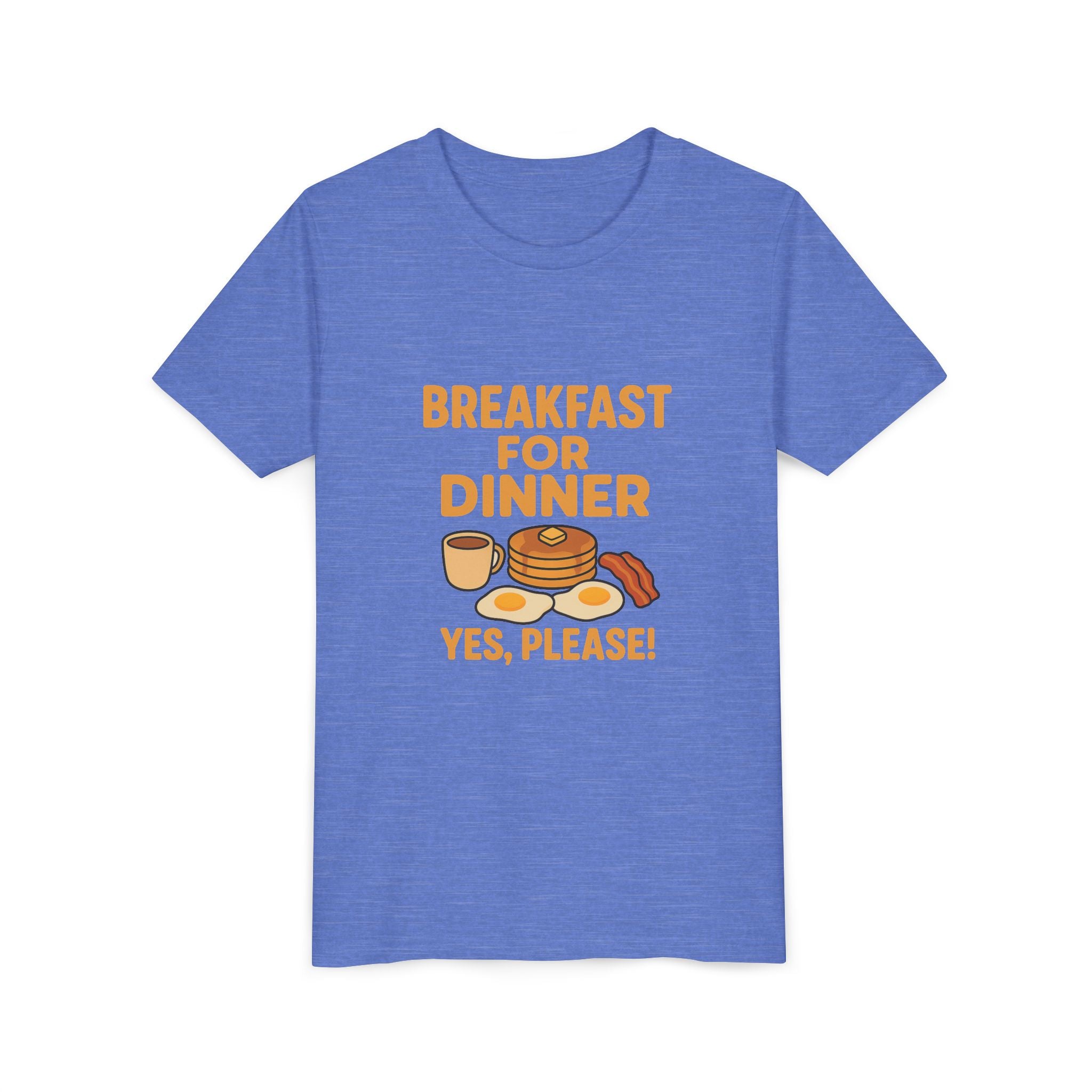 Breakfast For Dinner Youth Short Sleeve Tee