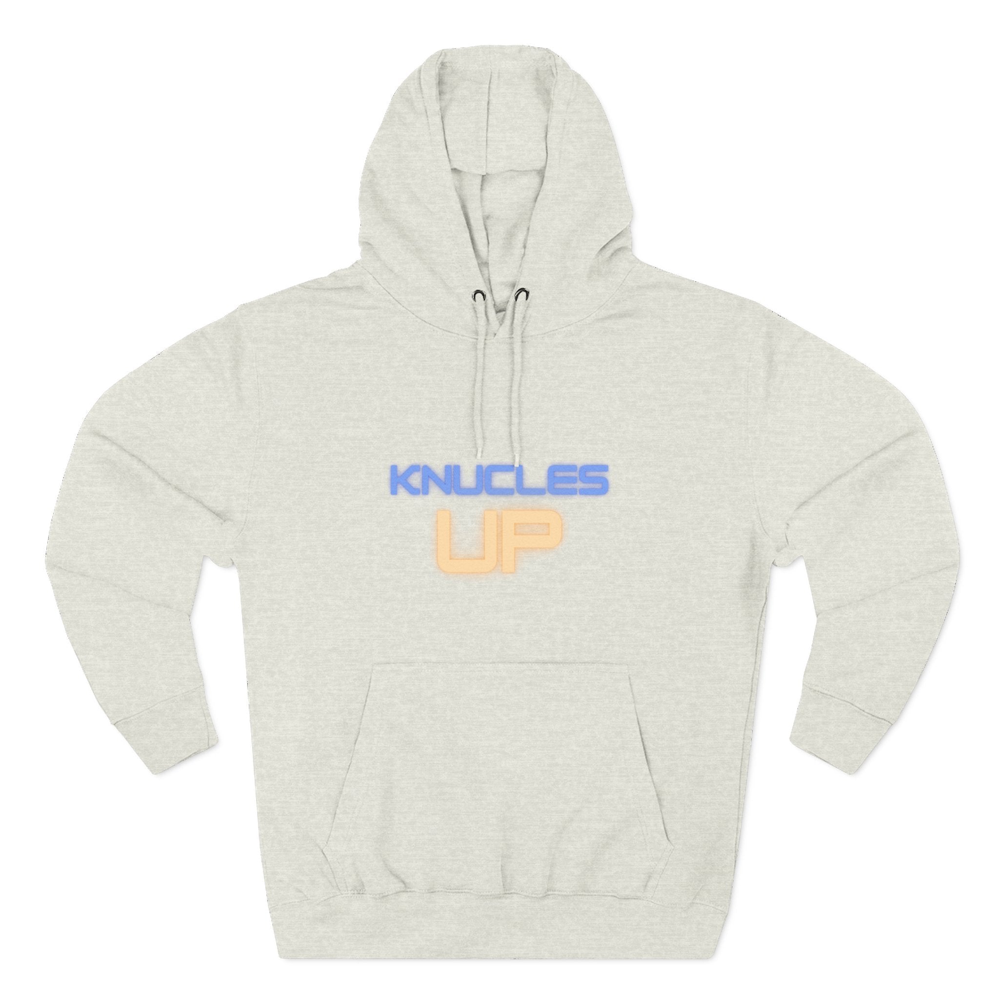 Knuckles Up Fleece Hoodie - Cozy Streetwear for Everyday Adventure, Gift for Him, Her, Cool Casual Attire, Relaxed Vibe
