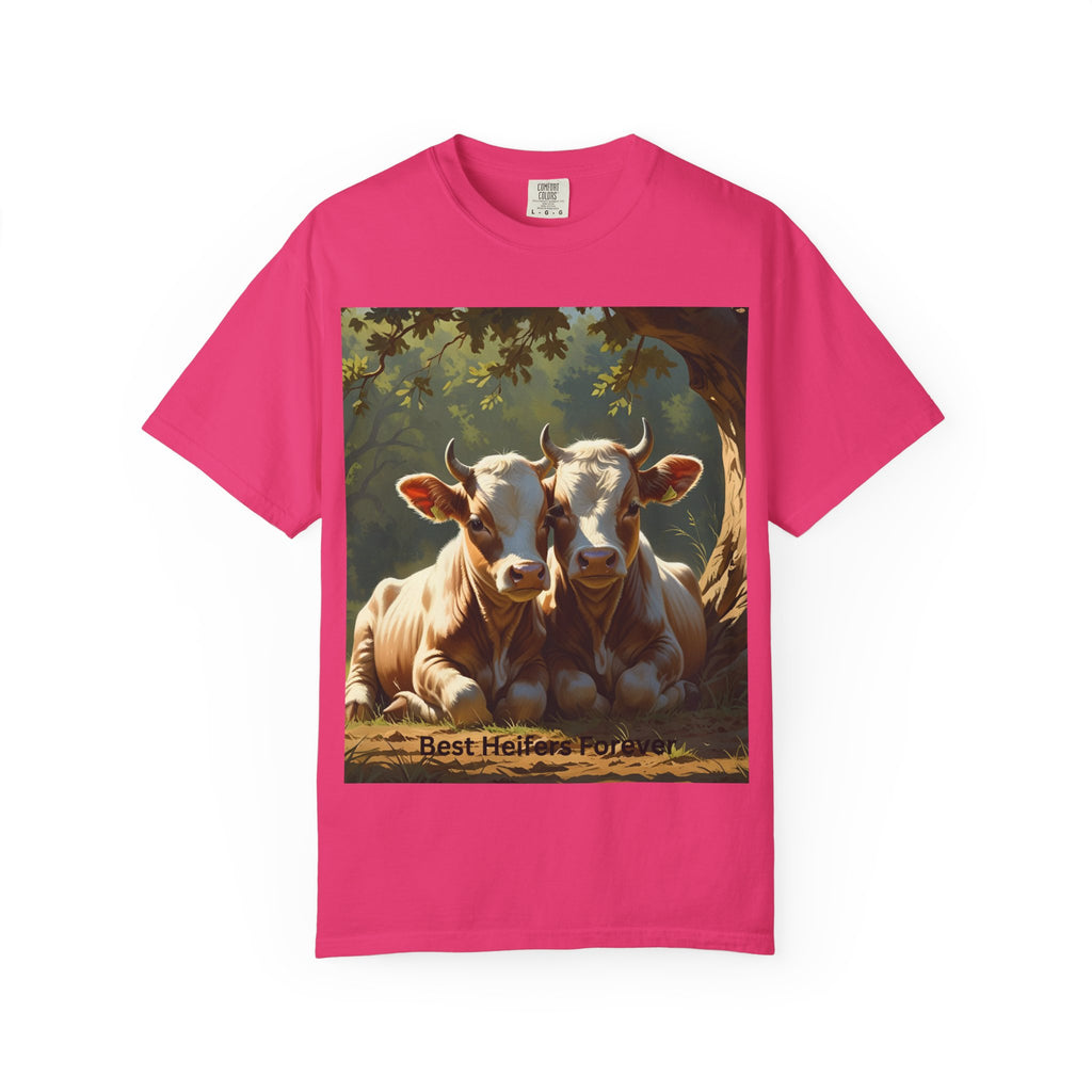 Best Heifers Forever T-shirt, Cute Cow Shirt, Animal Lover Gift, Farm T-shirt, Gift for Her, Unisex Casual Wear