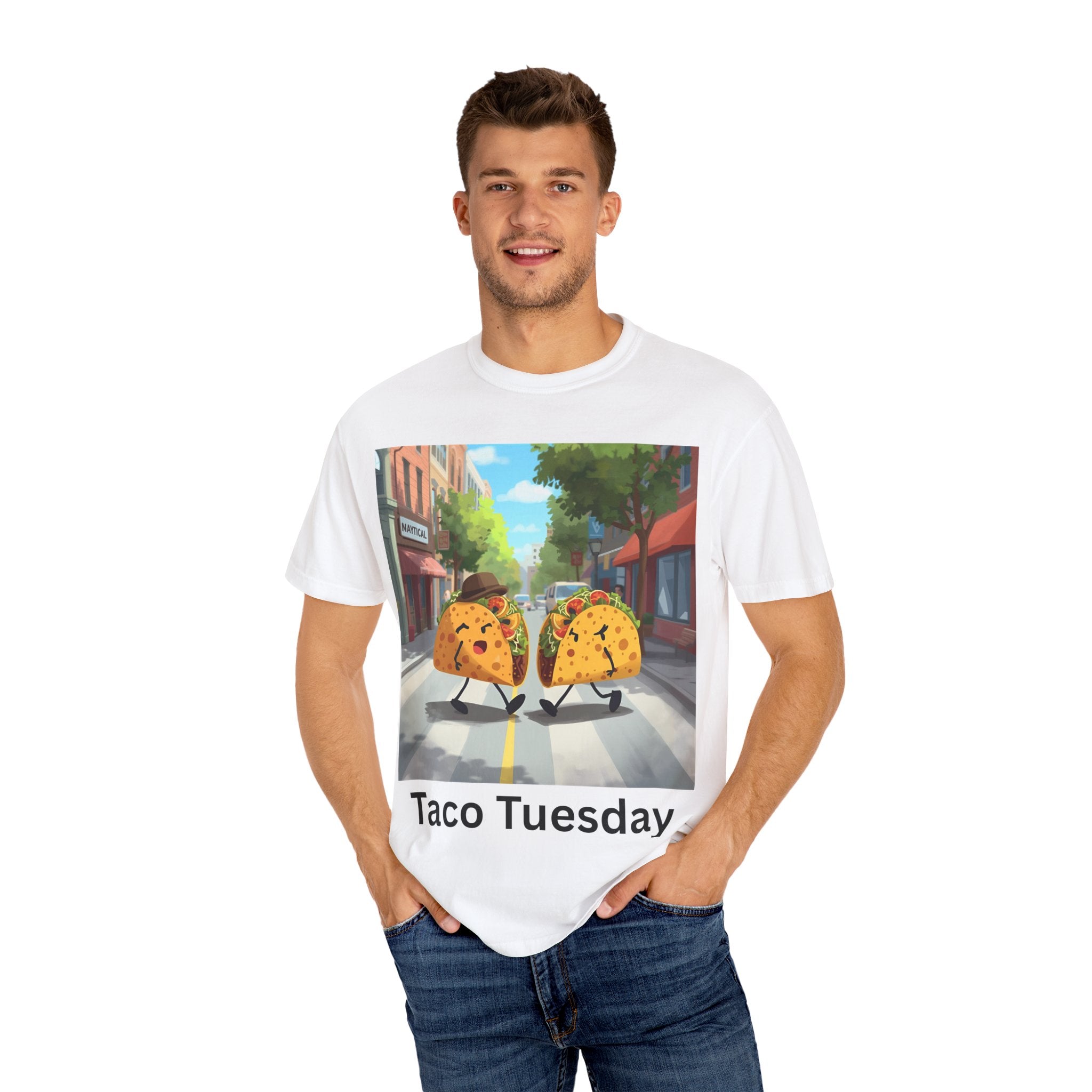 Taco Tuesday Unisex Garment-Dyed T-shirt