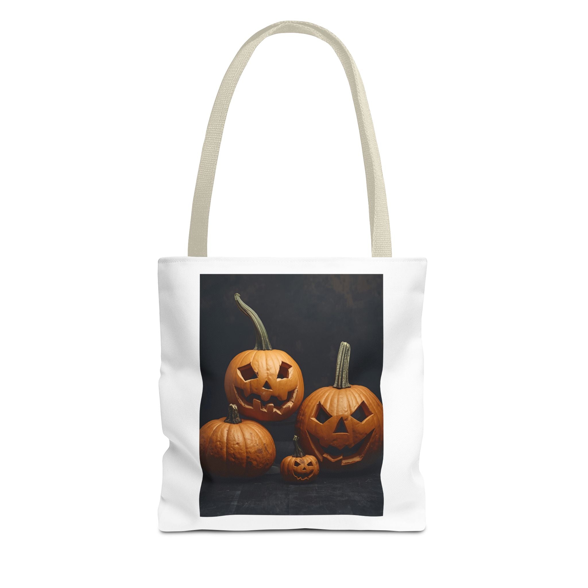 Spooky Halloween Pumpkin Tote Bag (AOP)
