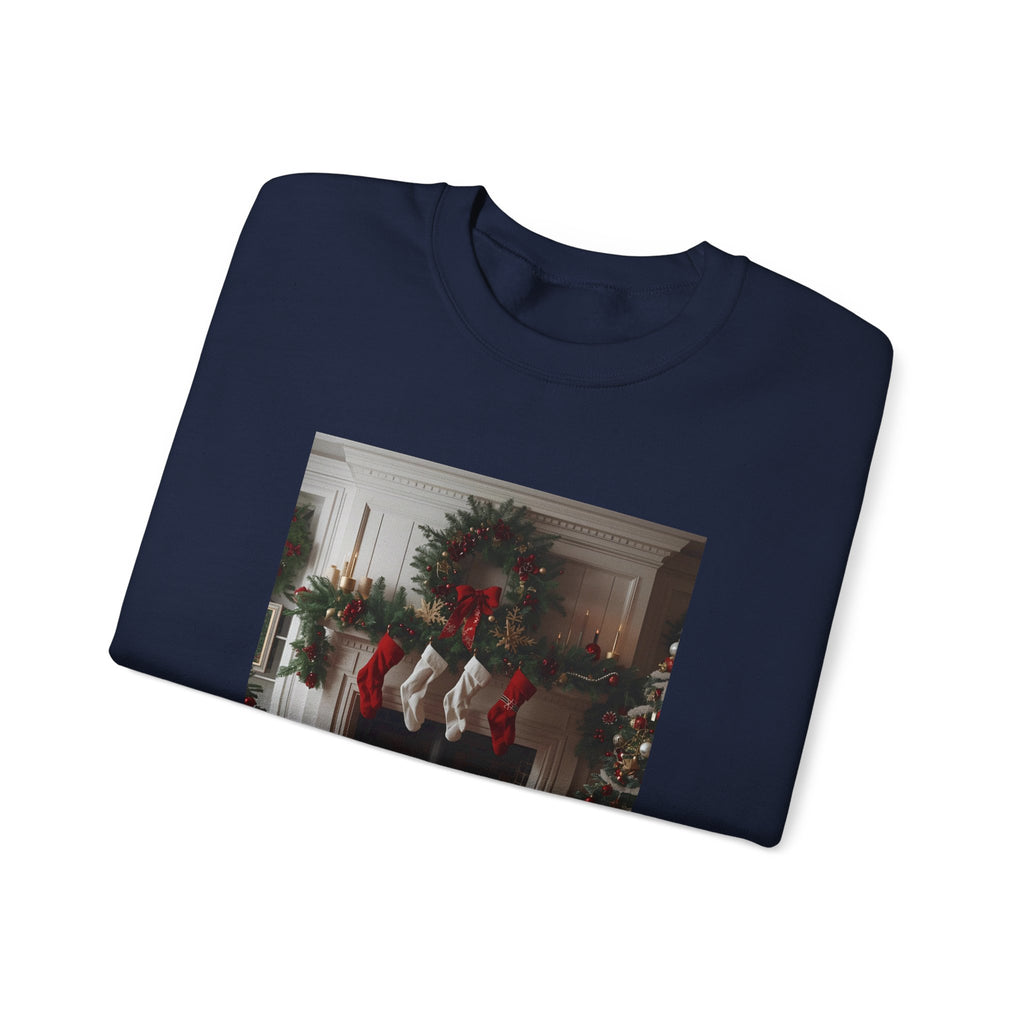 Cozy Christmas Sweatshirt, Holiday Comfort Wear, Unisex Pullover, Winter Fashion, Merry & Bright Gift, Festive Sweater