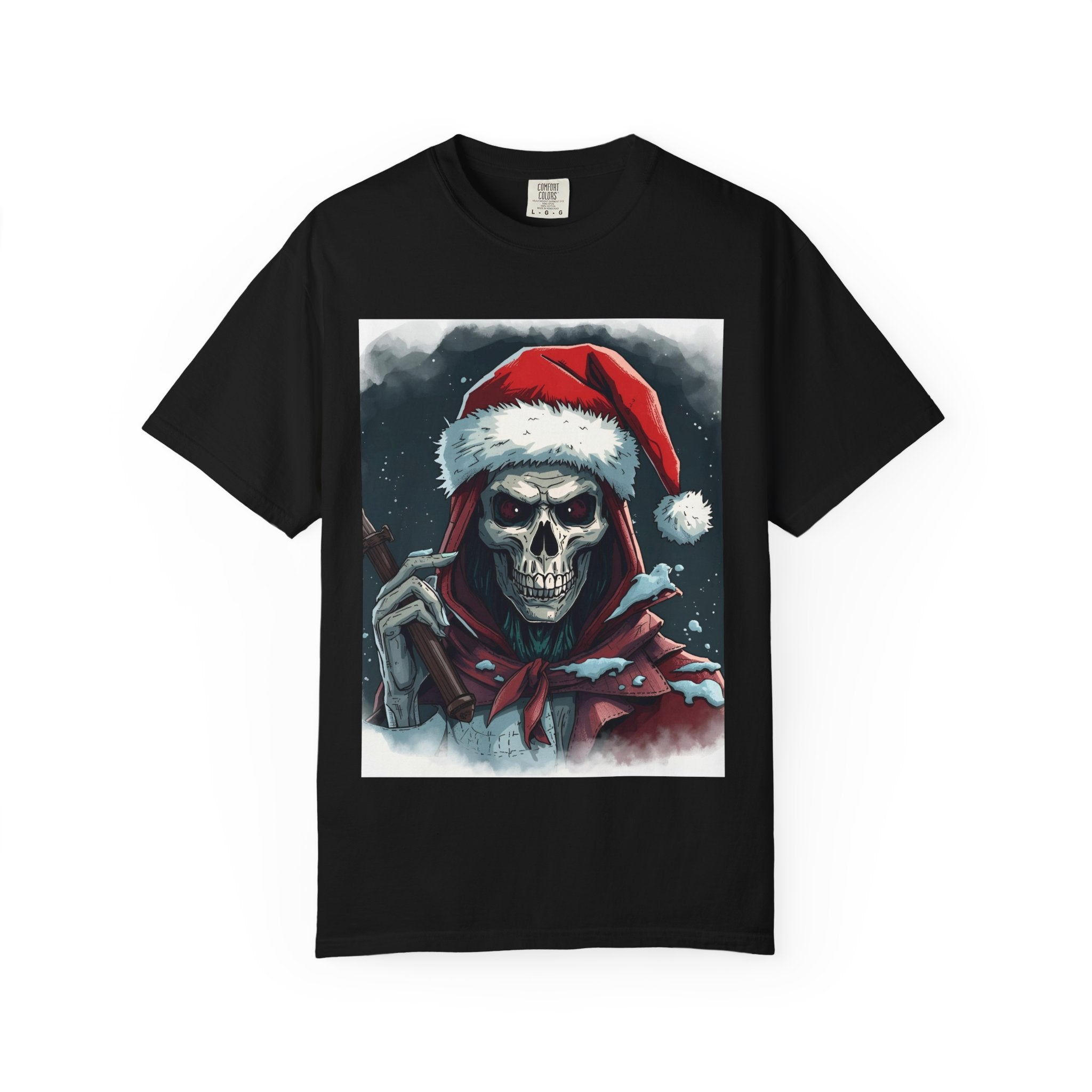 Christmas Skeleton T-Shirt, Unisex Holiday Tee, Funny Graphic Shirt, Unique Gift, Halloween & Christmas Apparel