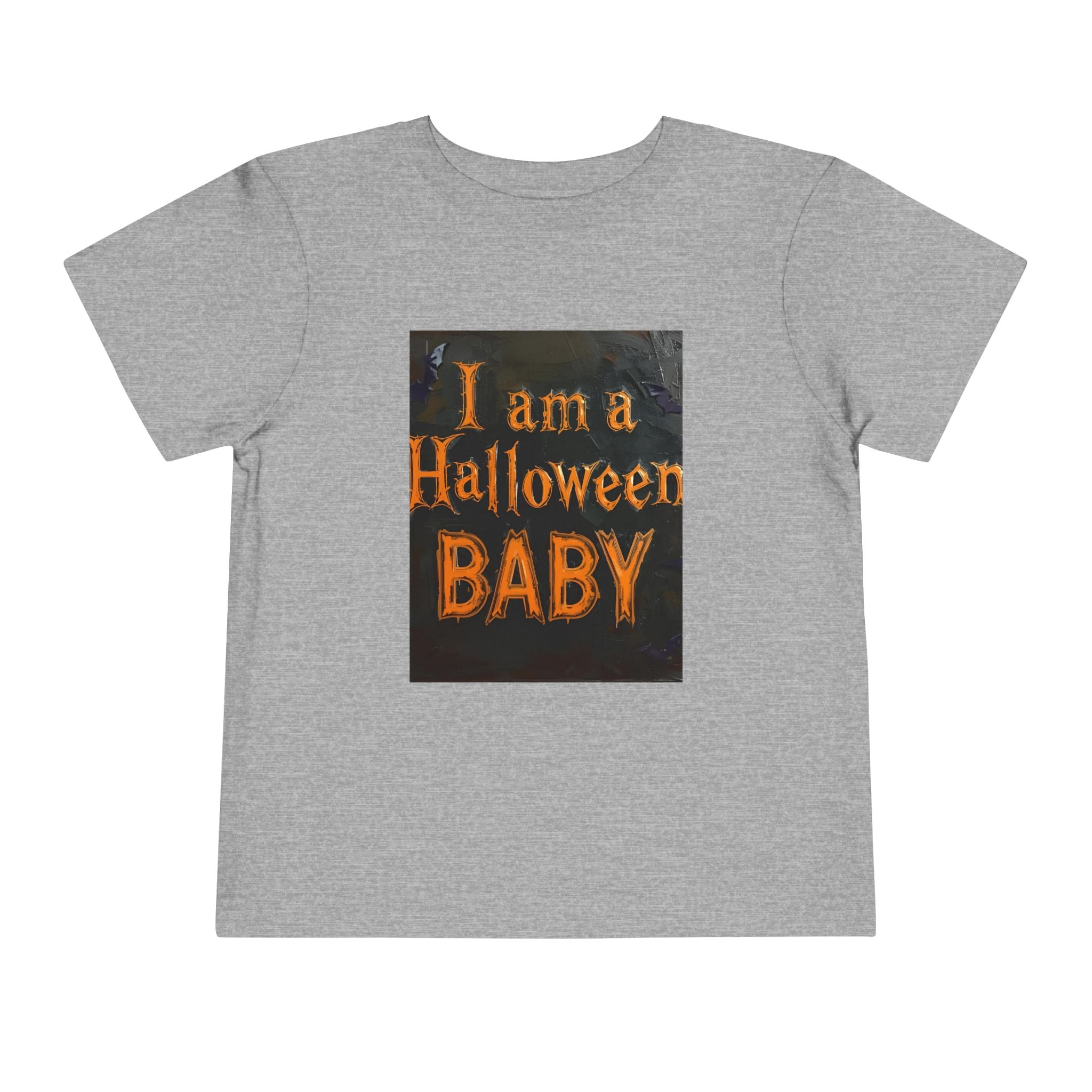 I Am A Halloween Baby Toddler Short Sleeve Tee