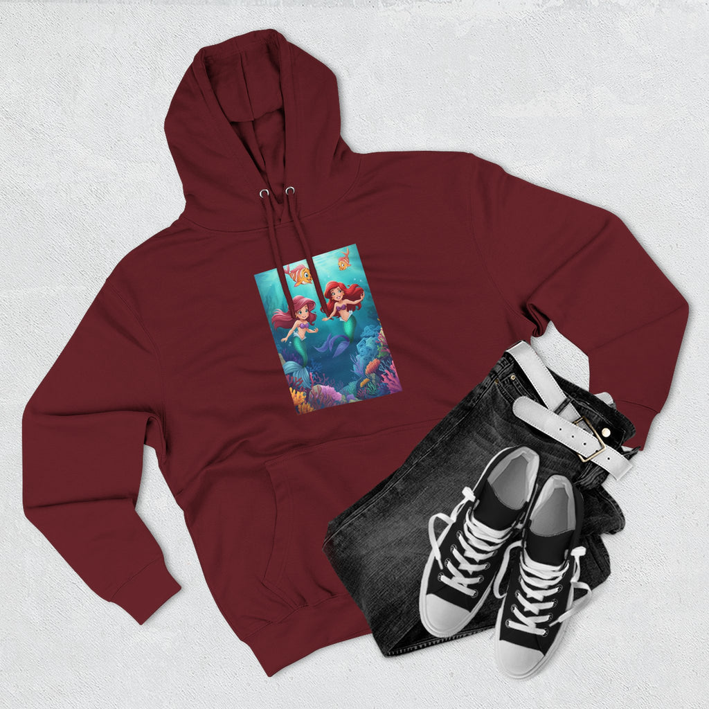 Mermaid Three-Panel Fleece Hoodie