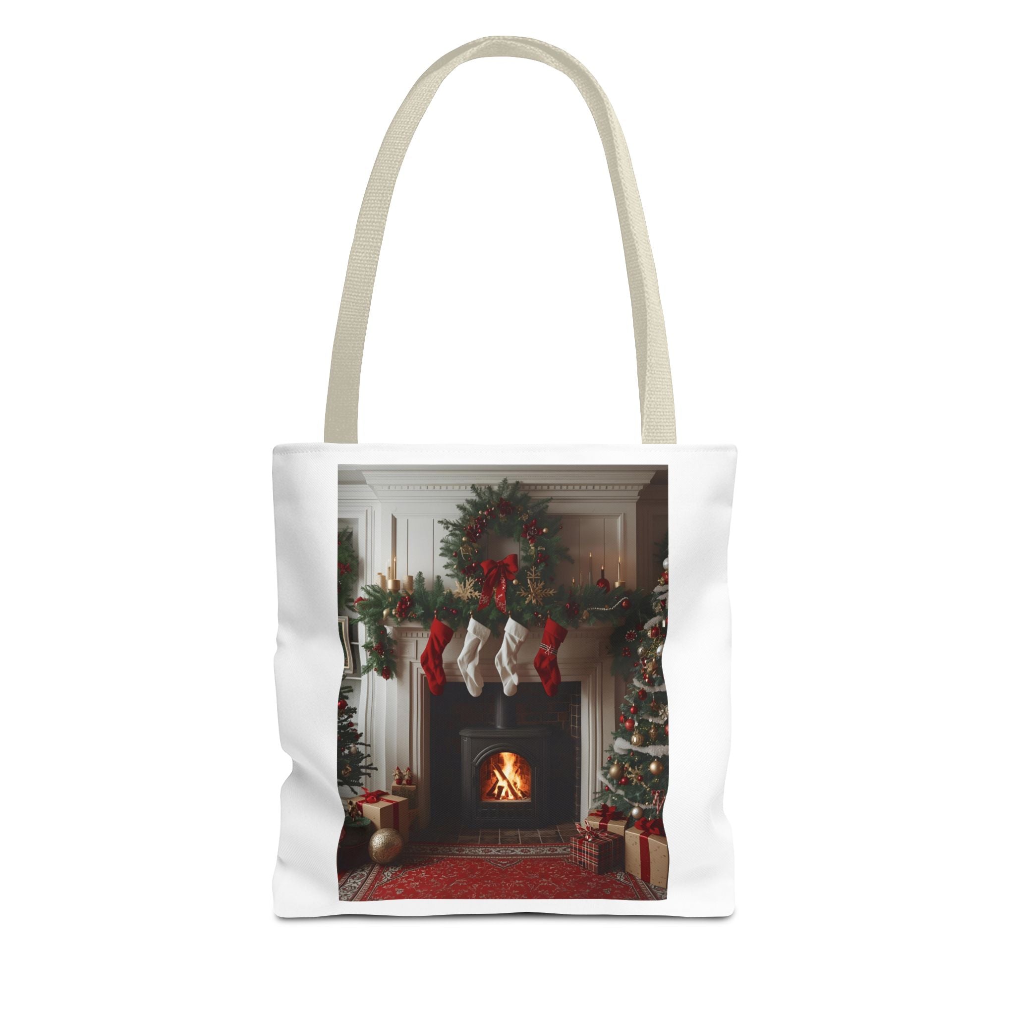 Cozy Christmas Tote Bag, Holiday Tote, Festive Bag, Gift Bag, Shopping Tote, Merry Christmas Decor, Seasonal Accessories