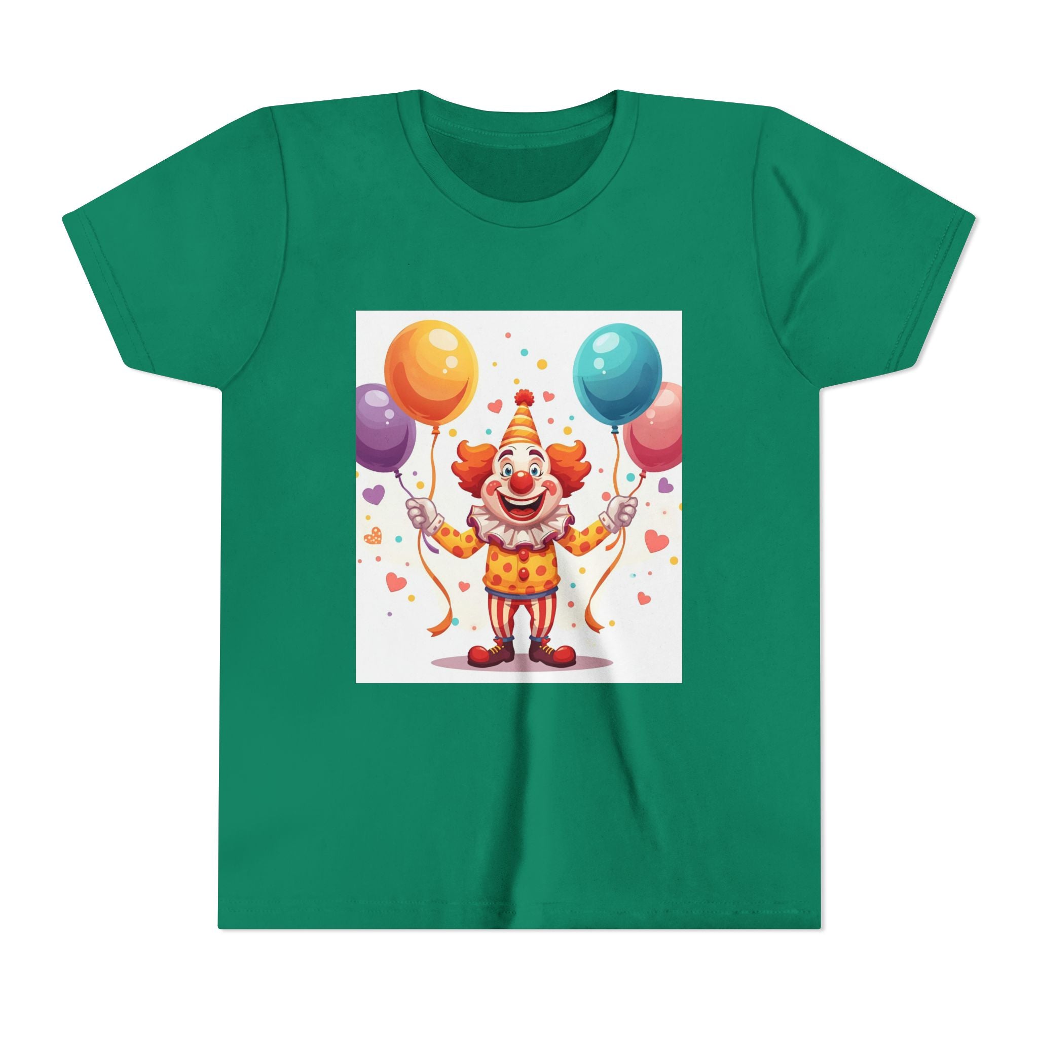 Funny Clown Youth Short Sleeve Tee