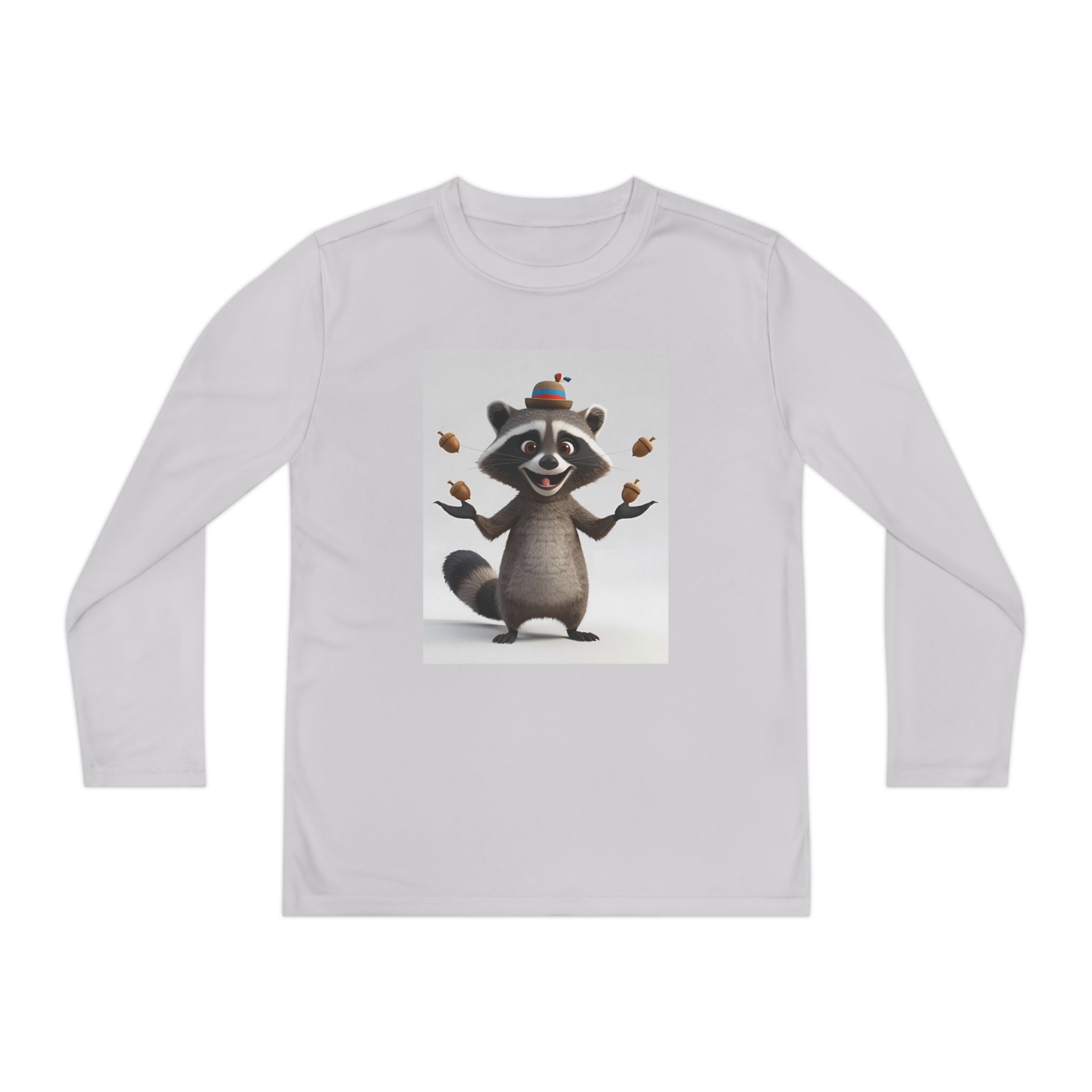Raccoon Youth Long Sleeve Competitor Tee